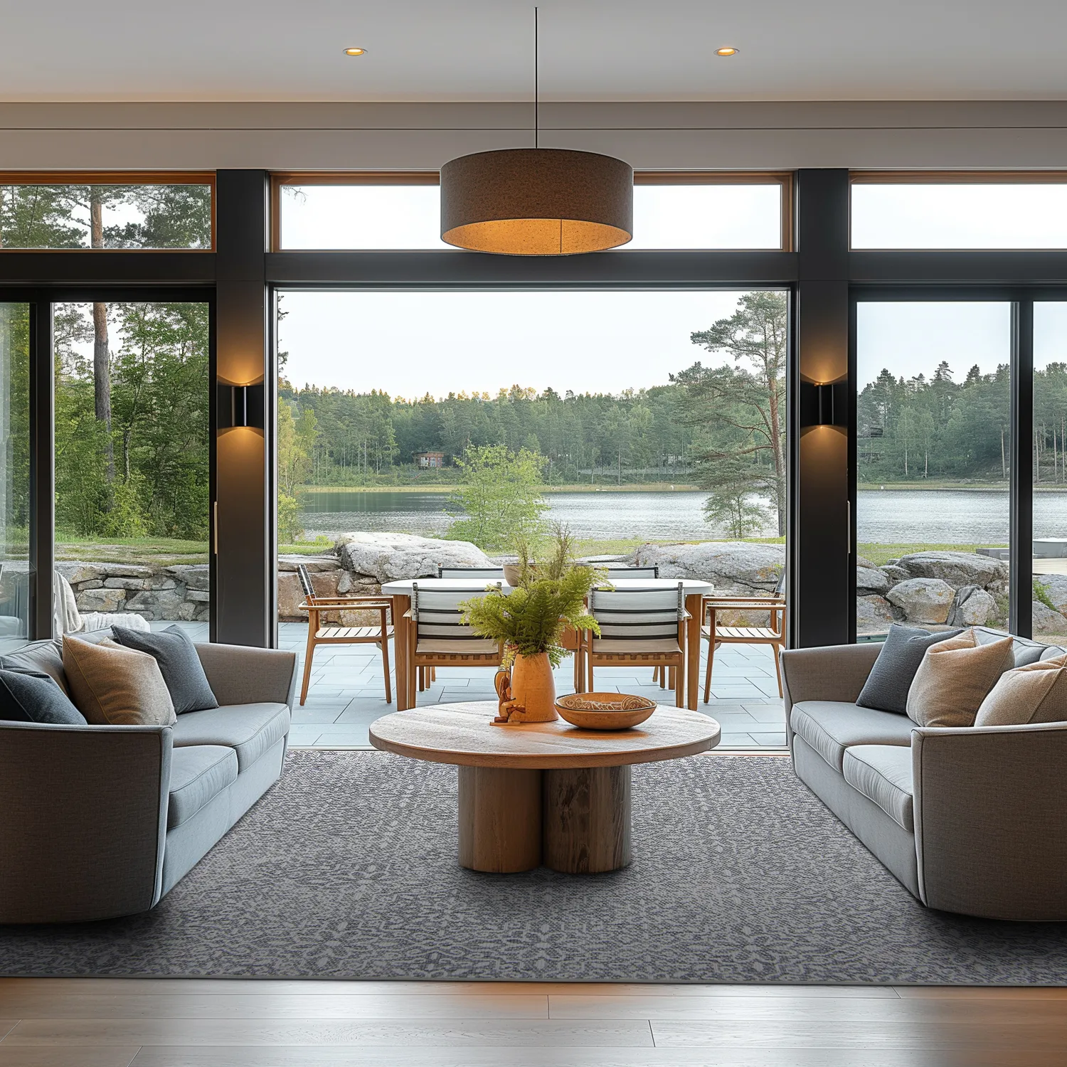 Tapete para interior e exterior - Alesund (cinza)