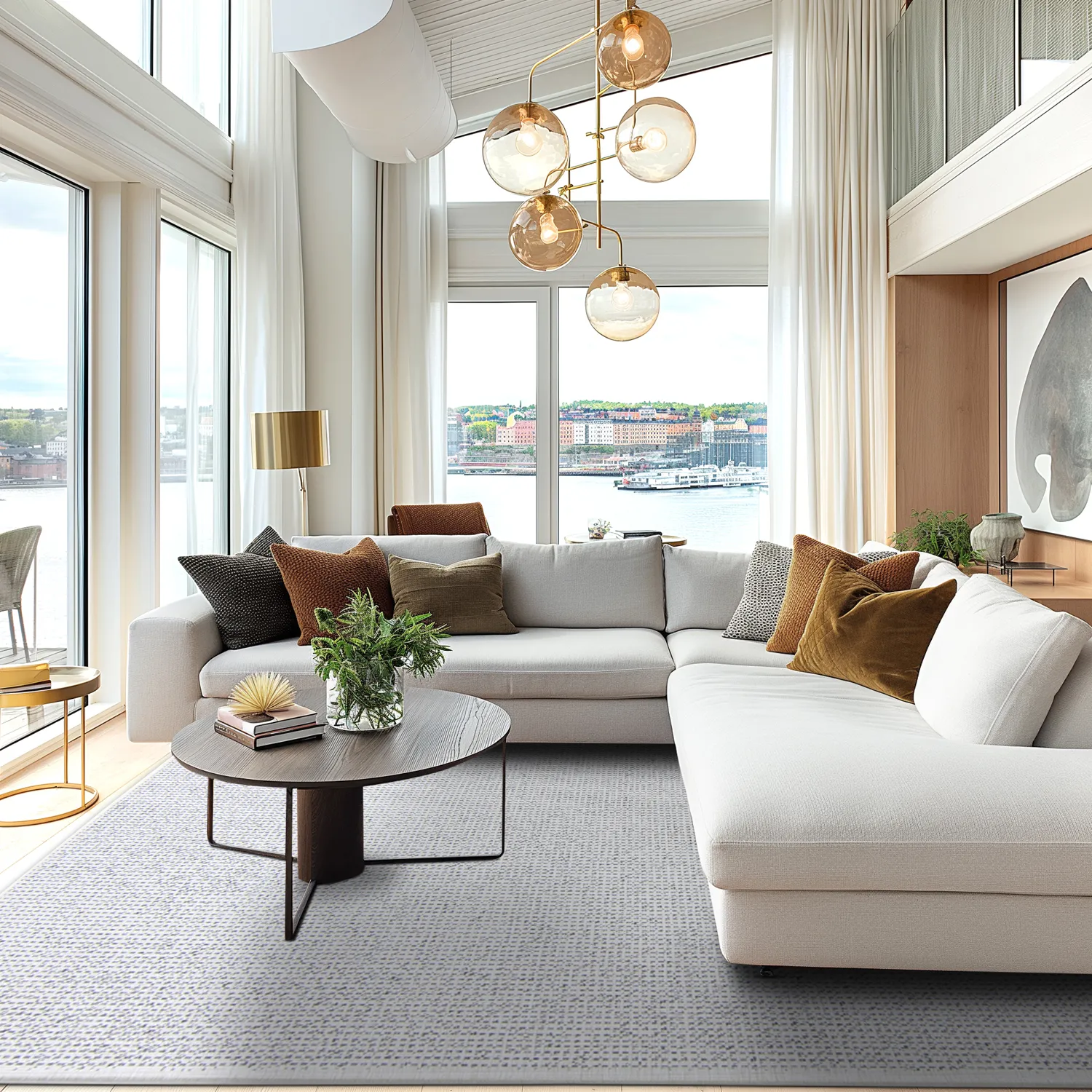 Tapete para interior e exterior - Tromsø (prata)