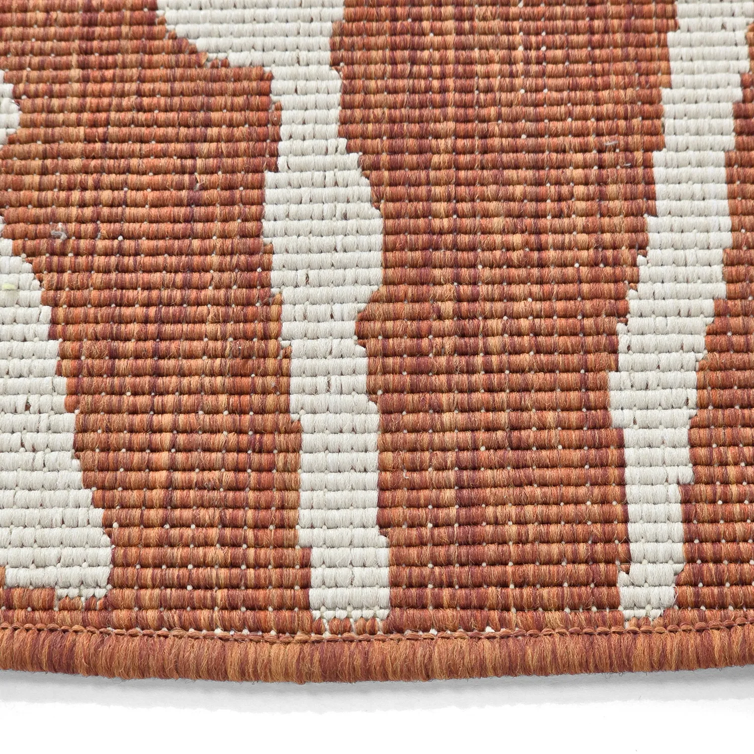 Tapete redondo - Indoor/Outdoor Winona (laranja)