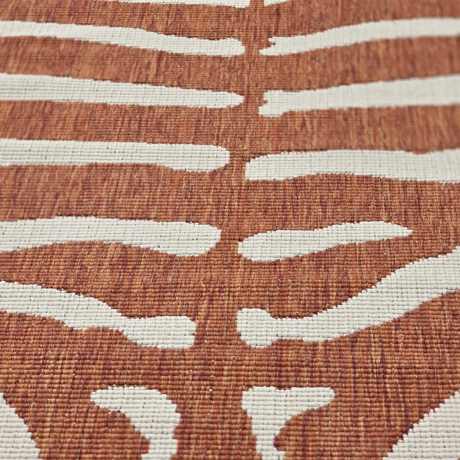 Tapete redondo - Indoor/Outdoor Winona (laranja)