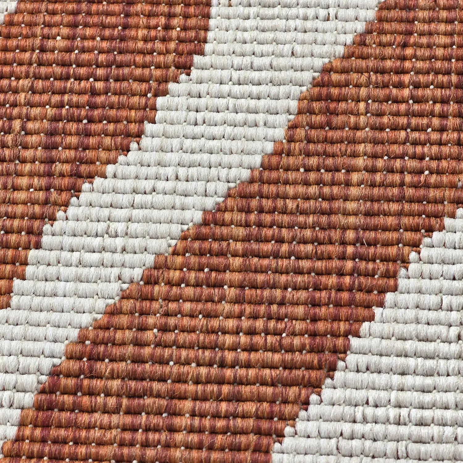 Tapete redondo - Indoor/Outdoor Winona (laranja)