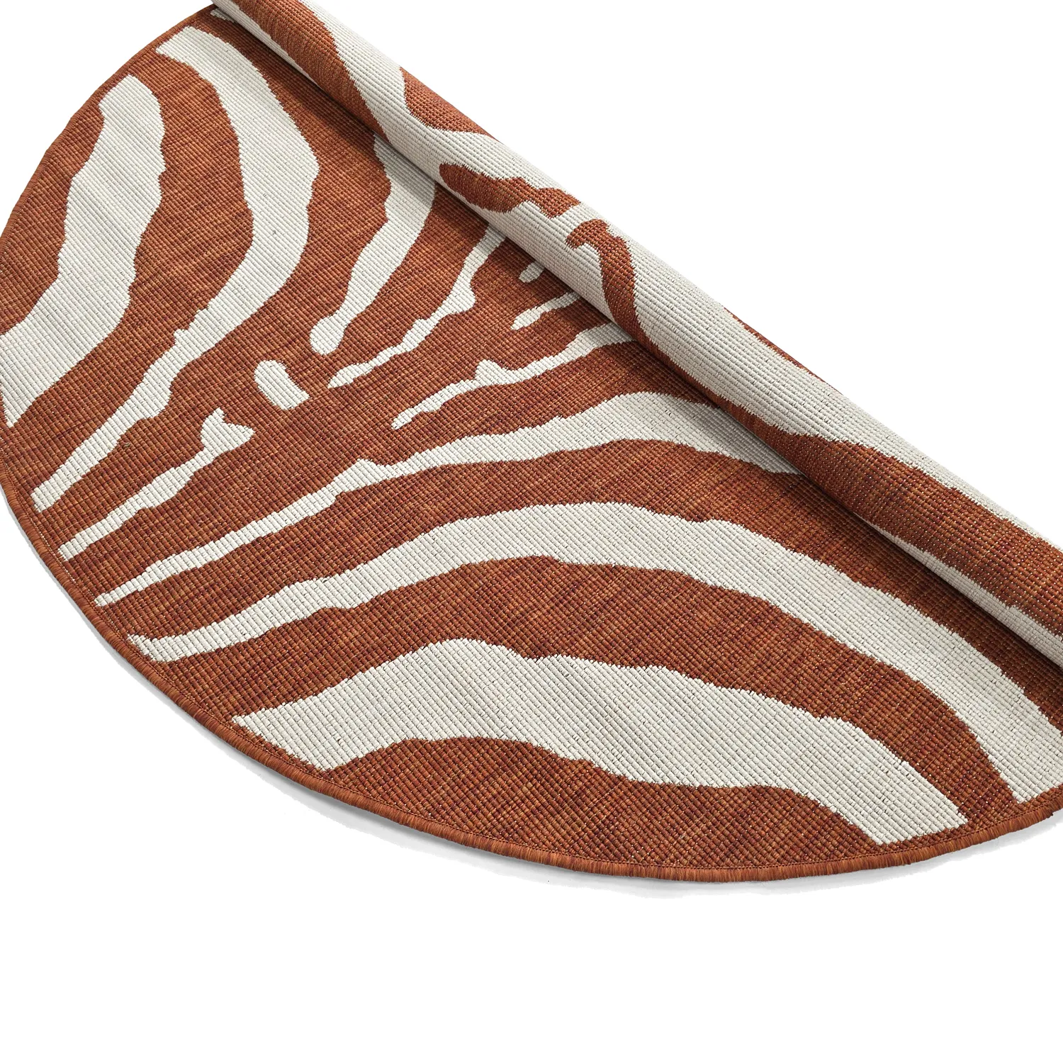 Tapete redondo - Indoor/Outdoor Winona (laranja)