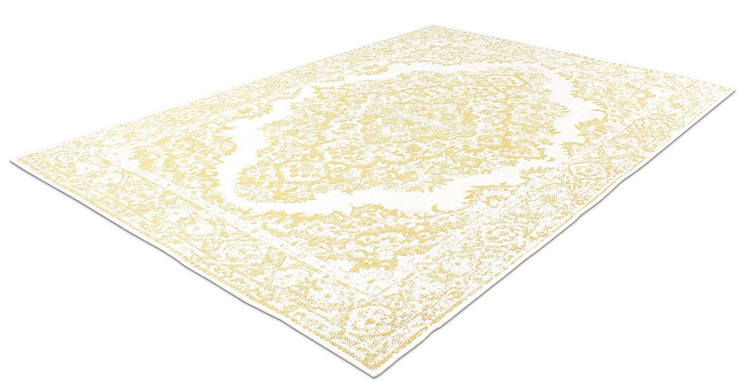 Tapete para interior e exterior - Boyd (amarelo)