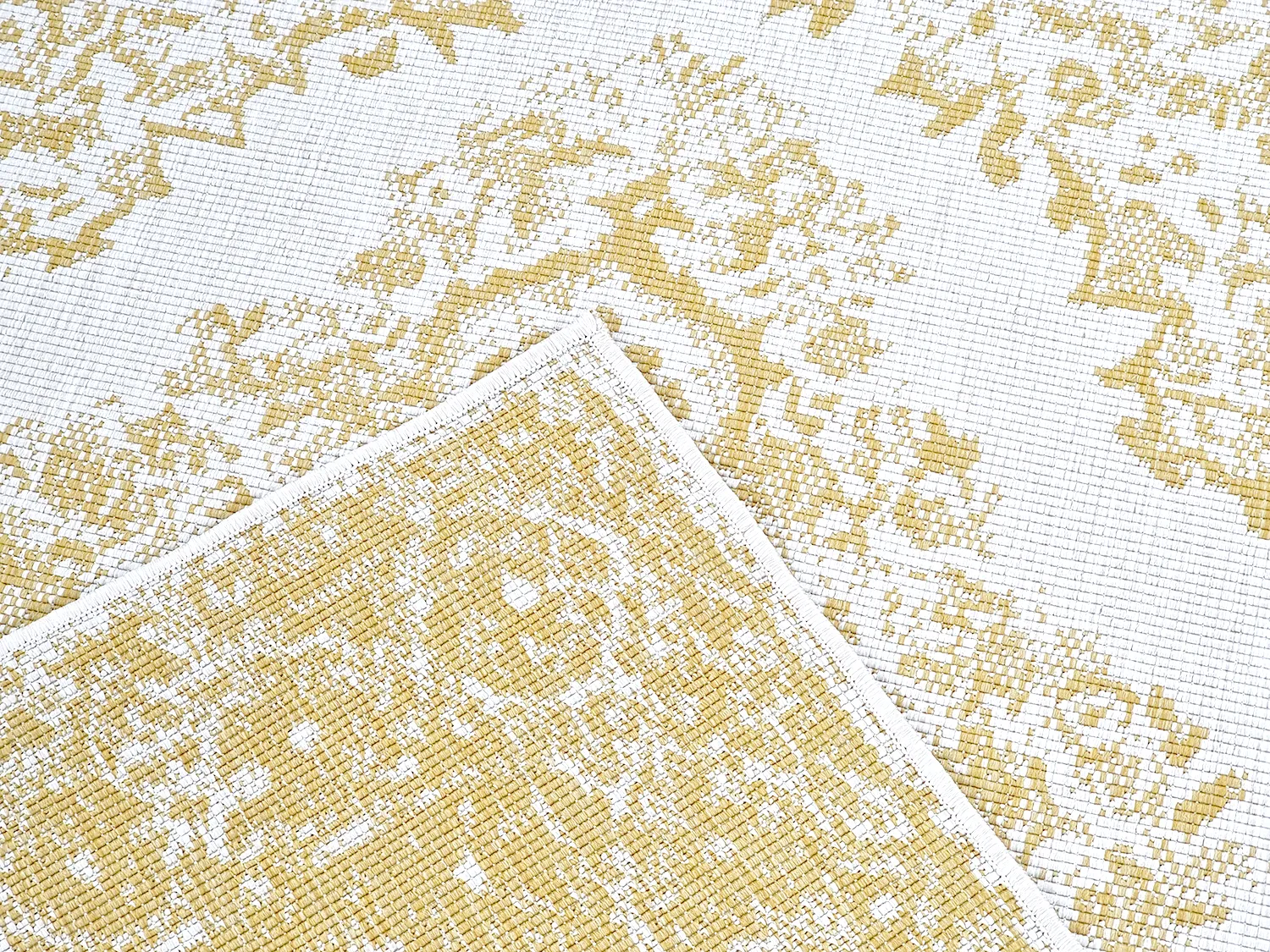 Tapete para interior e exterior - Boyd (amarelo)