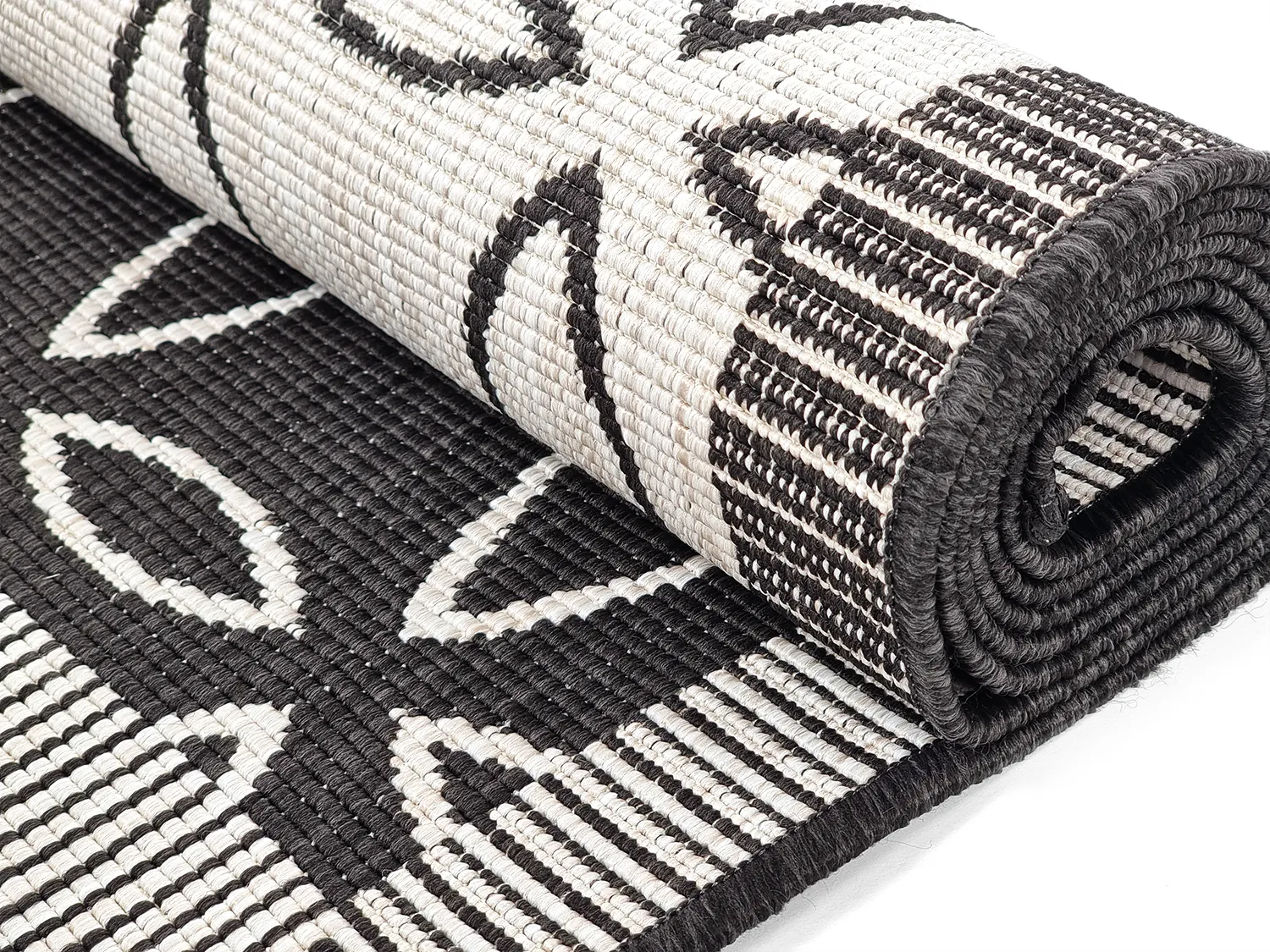 Tapete para interior e exterior - Dewey (preto)