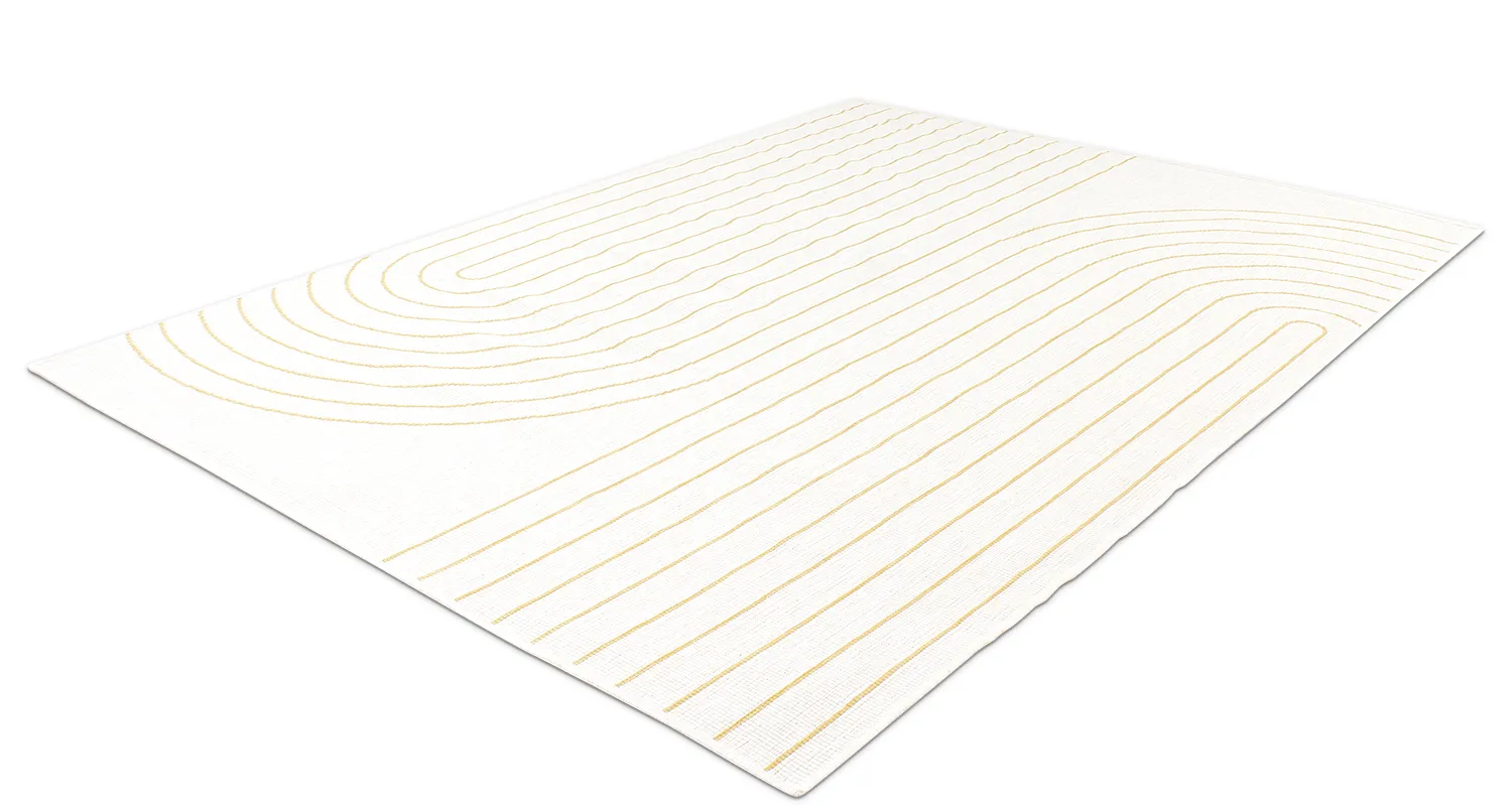 Tapete para interior e exterior - Gordo (amarelo)