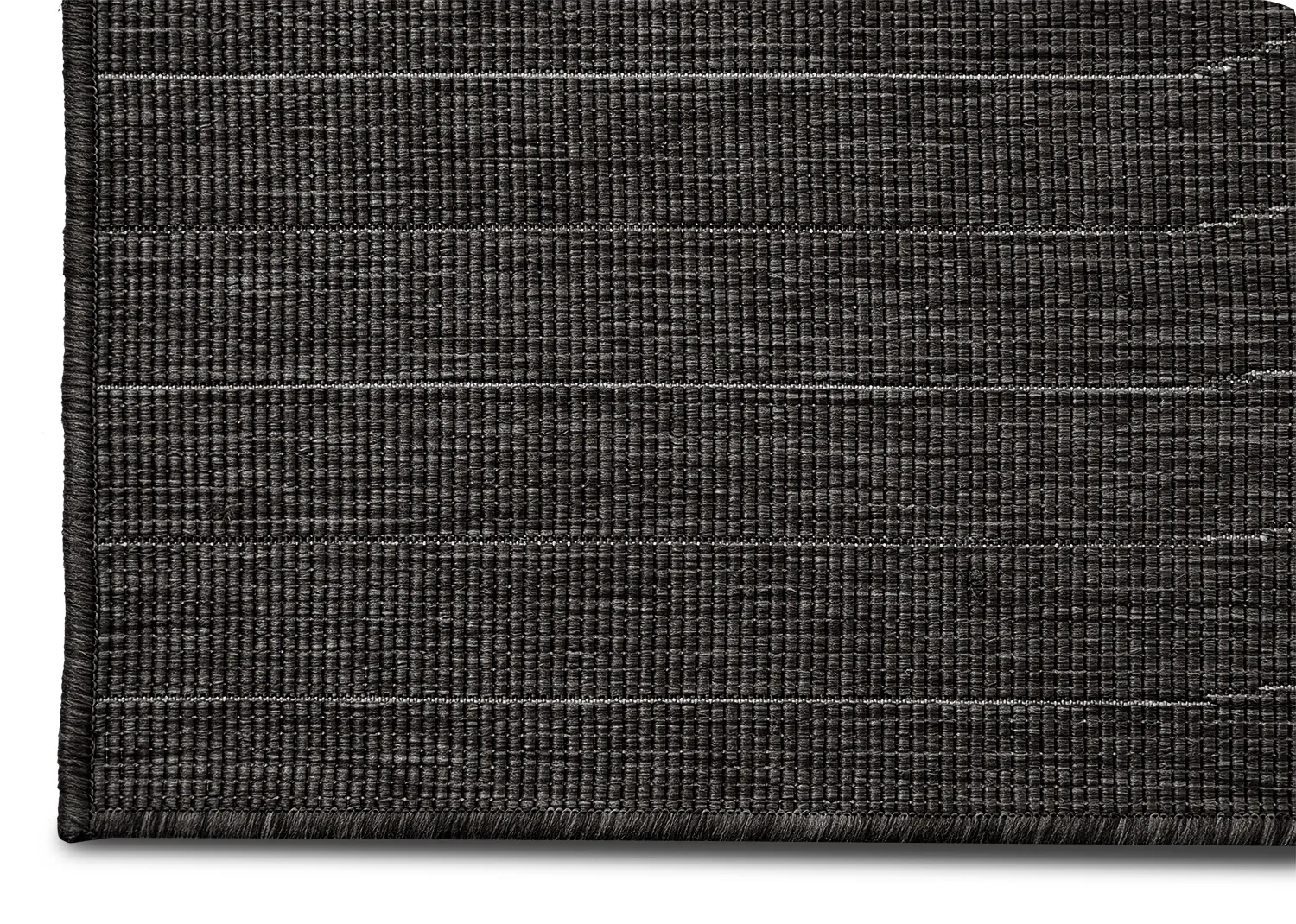 Tapete para interior e exterior - Hayden (preto)