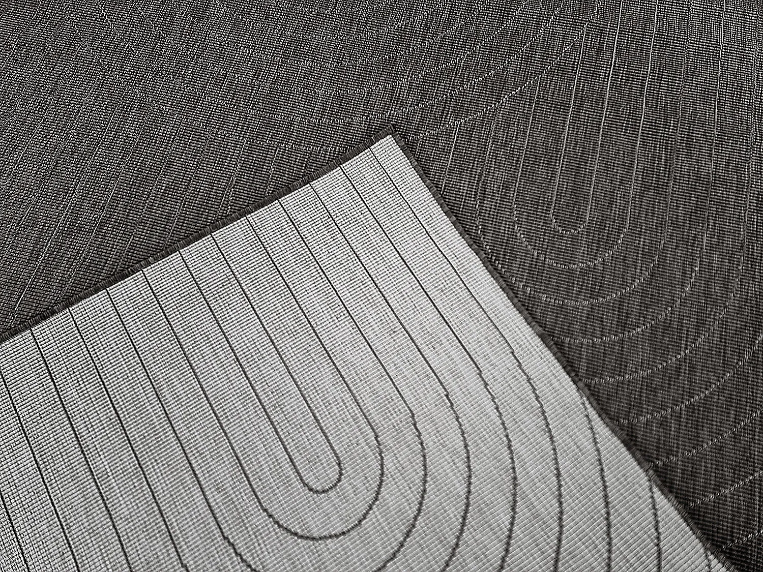 Tapete para interior e exterior - Hayden (preto)