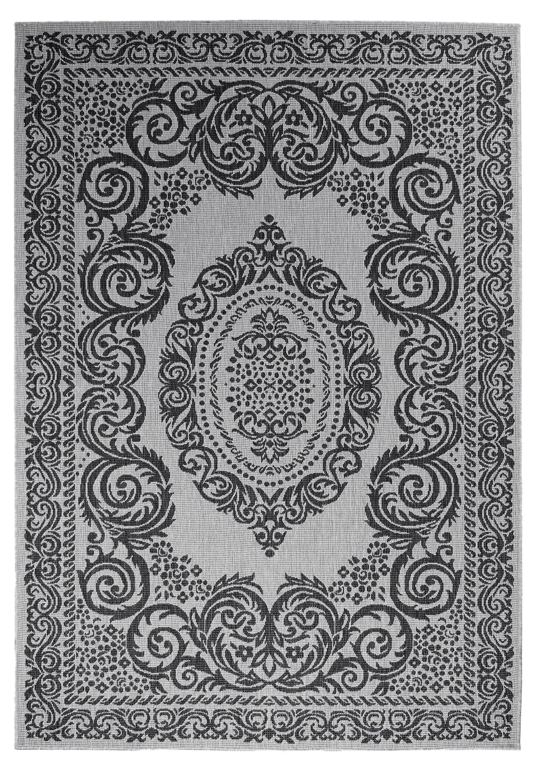 Tapete para interior e exterior - Sylvaine (preto)