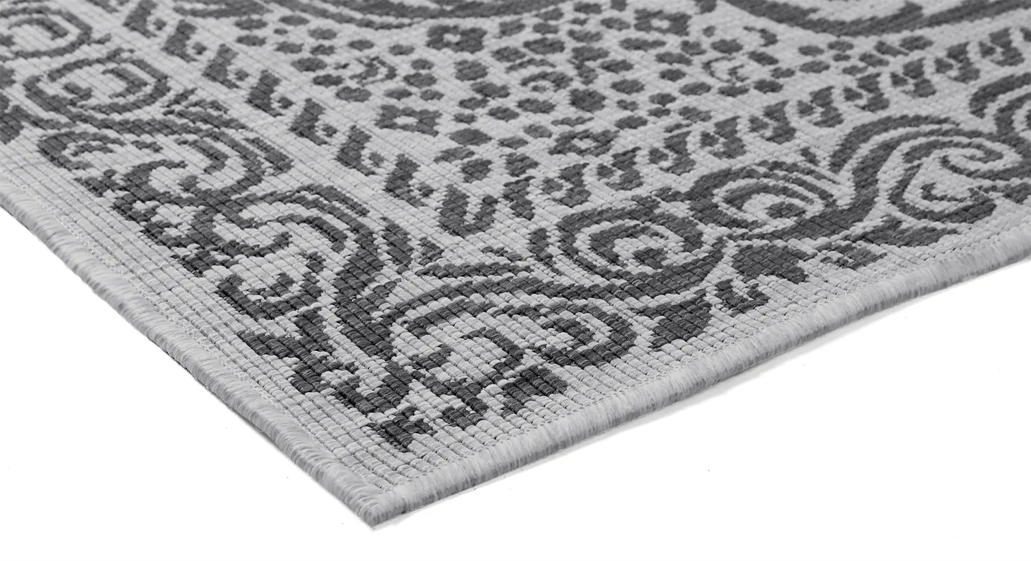 Tapete para interior e exterior - Sylvaine (preto)