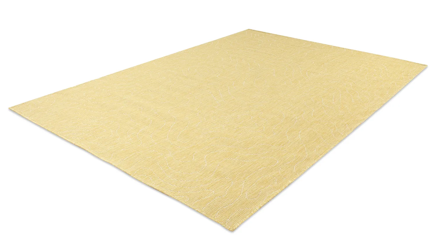 Tapete para interior e exterior - Thurman (amarelo)