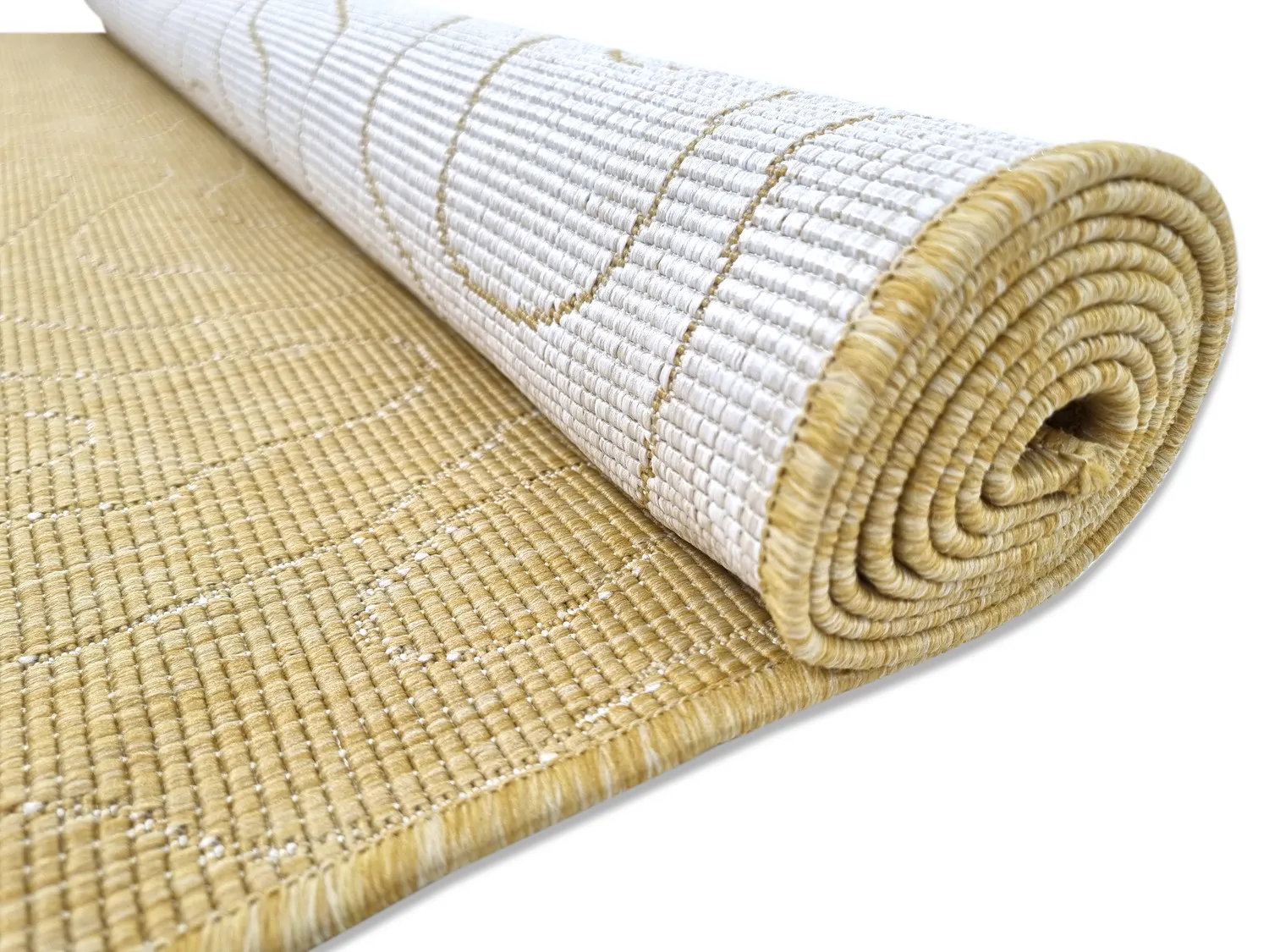 Tapete para interior e exterior - Thurman (amarelo)