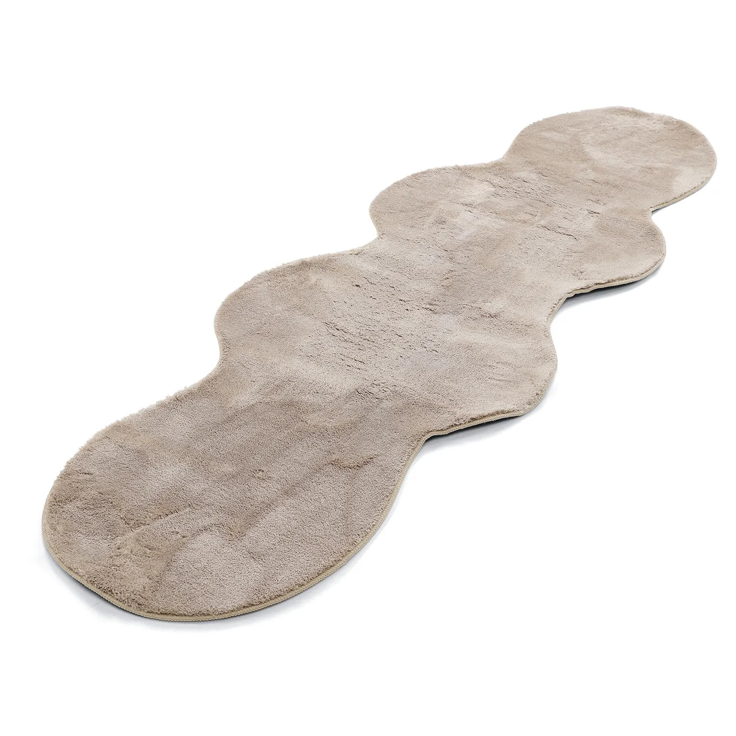 Passadeira Ondulada - Aranga Super Soft Fur (marrom)