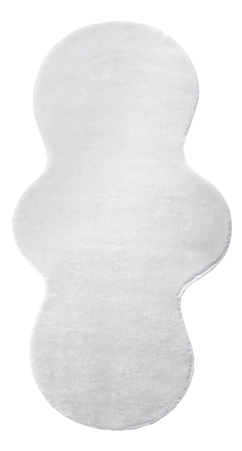 Passadeira Ondulada - Aranga Super Soft Fur (branco)