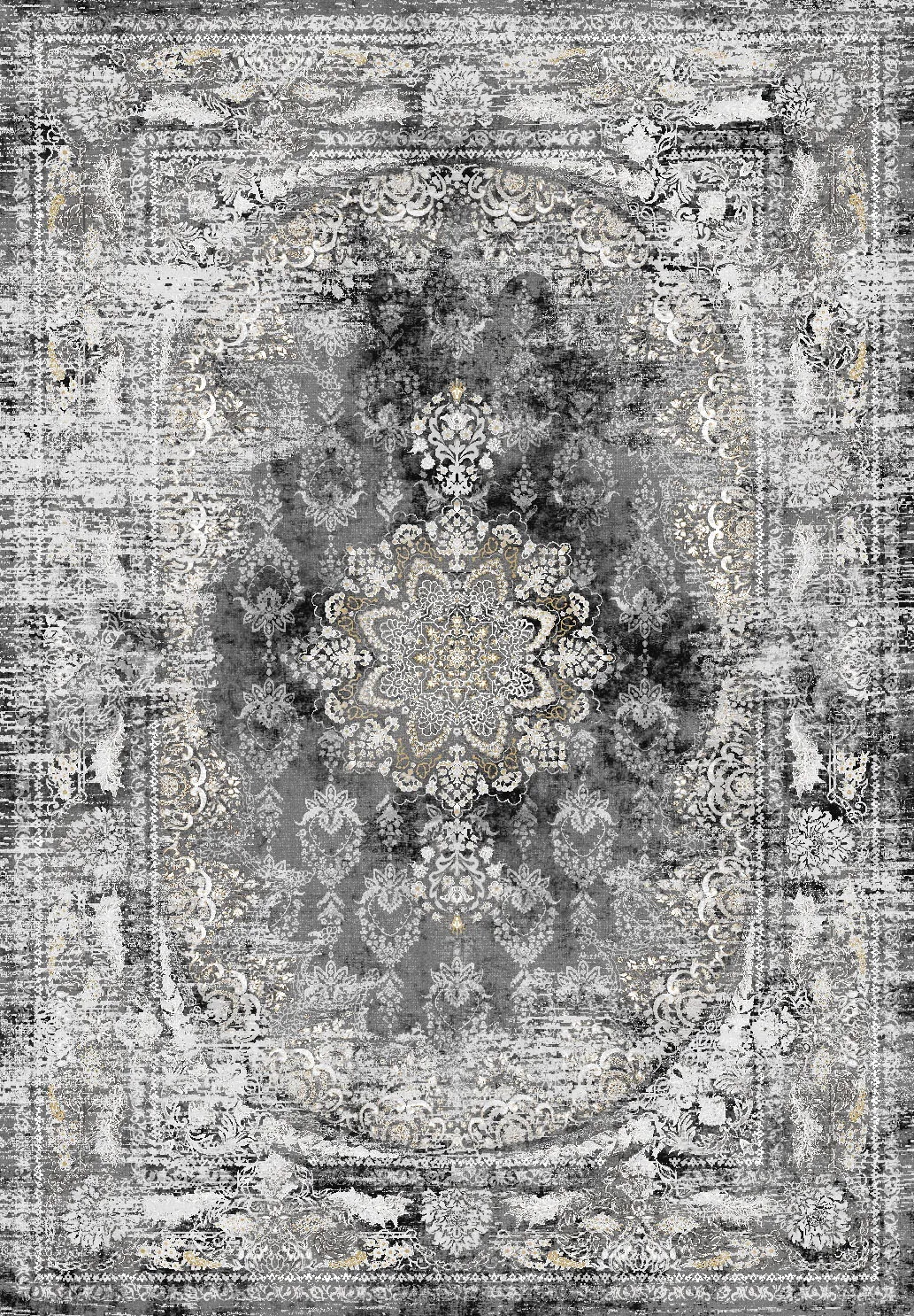 Tapete Wilton - Valeria (preto)