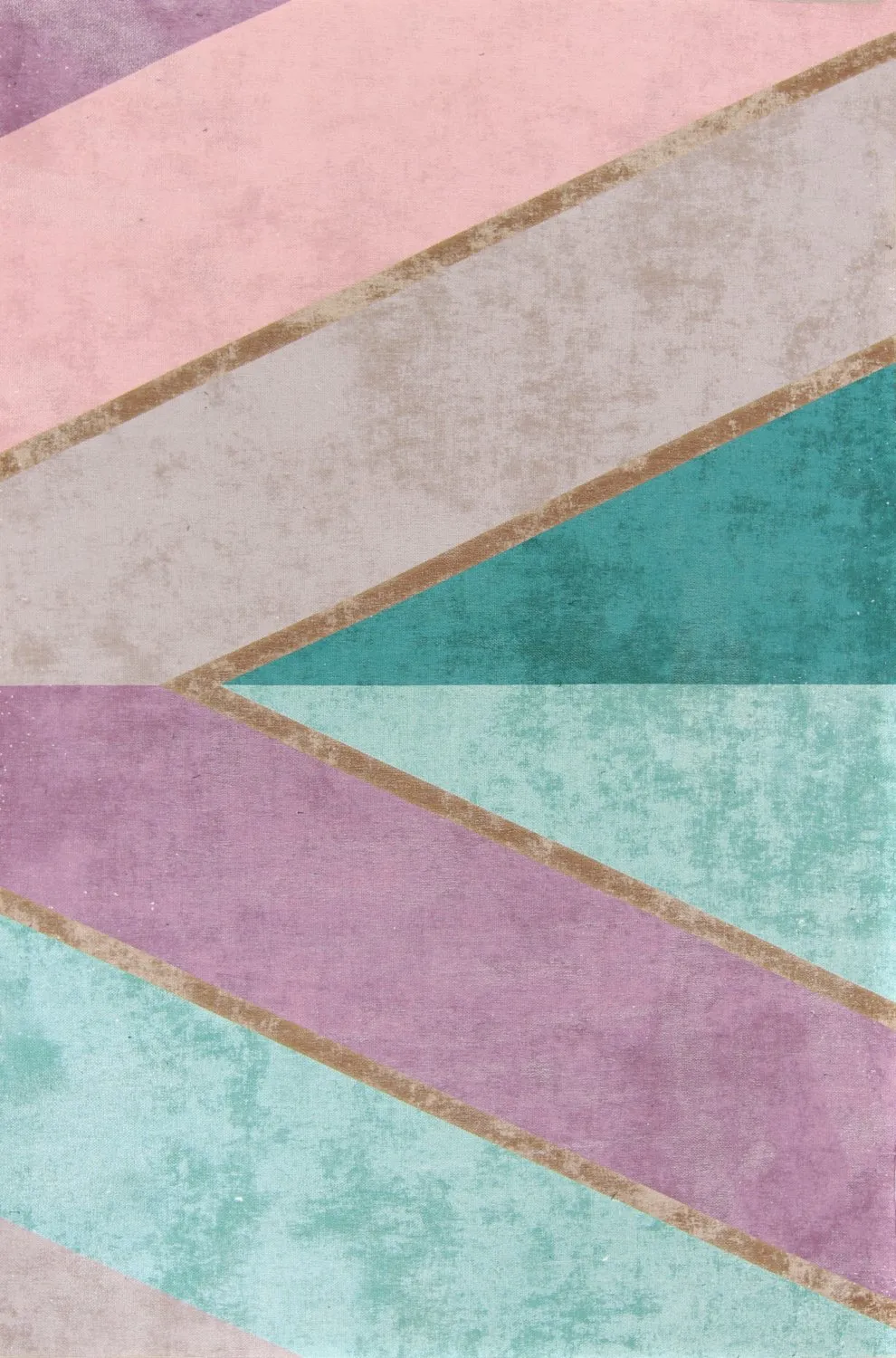 Tapete Wilton - Sanya (azul/multicolorido)