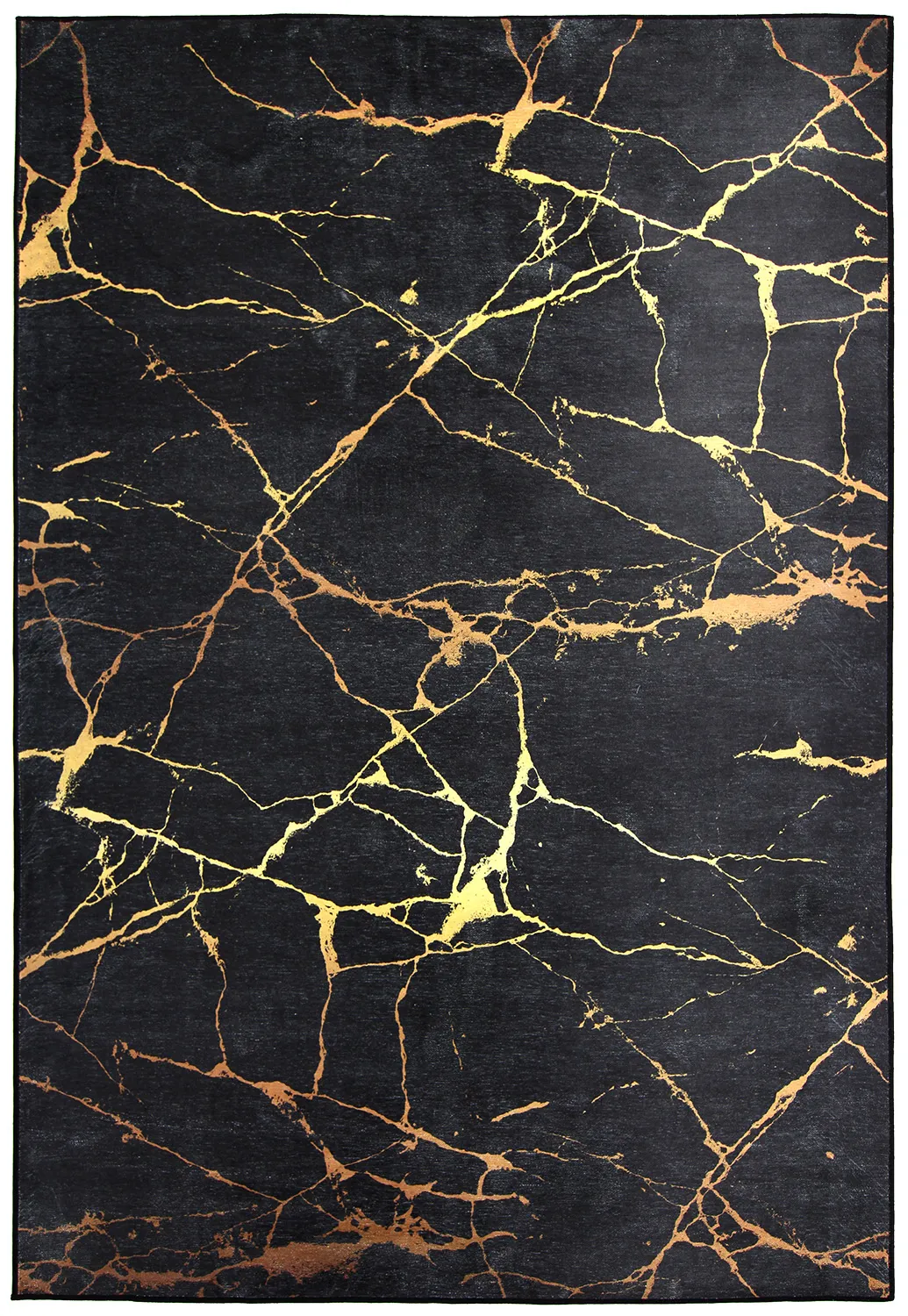 Tapete Wilton - Vieste (preto/dourado)