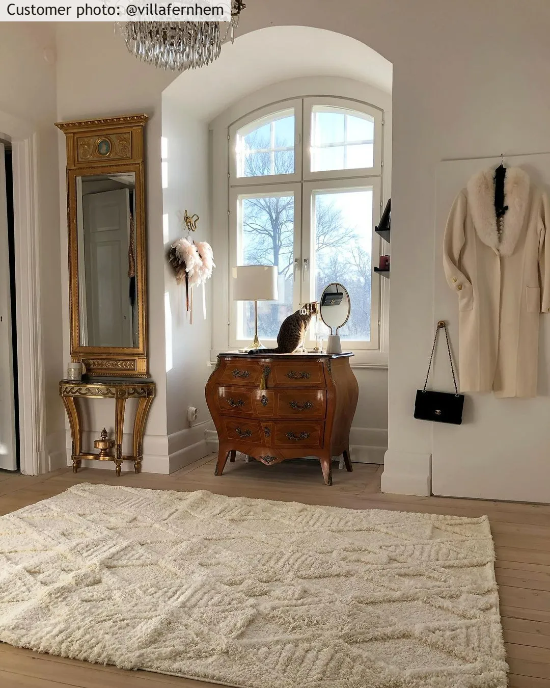 Tapetes redondos - Rostock (offwhite)