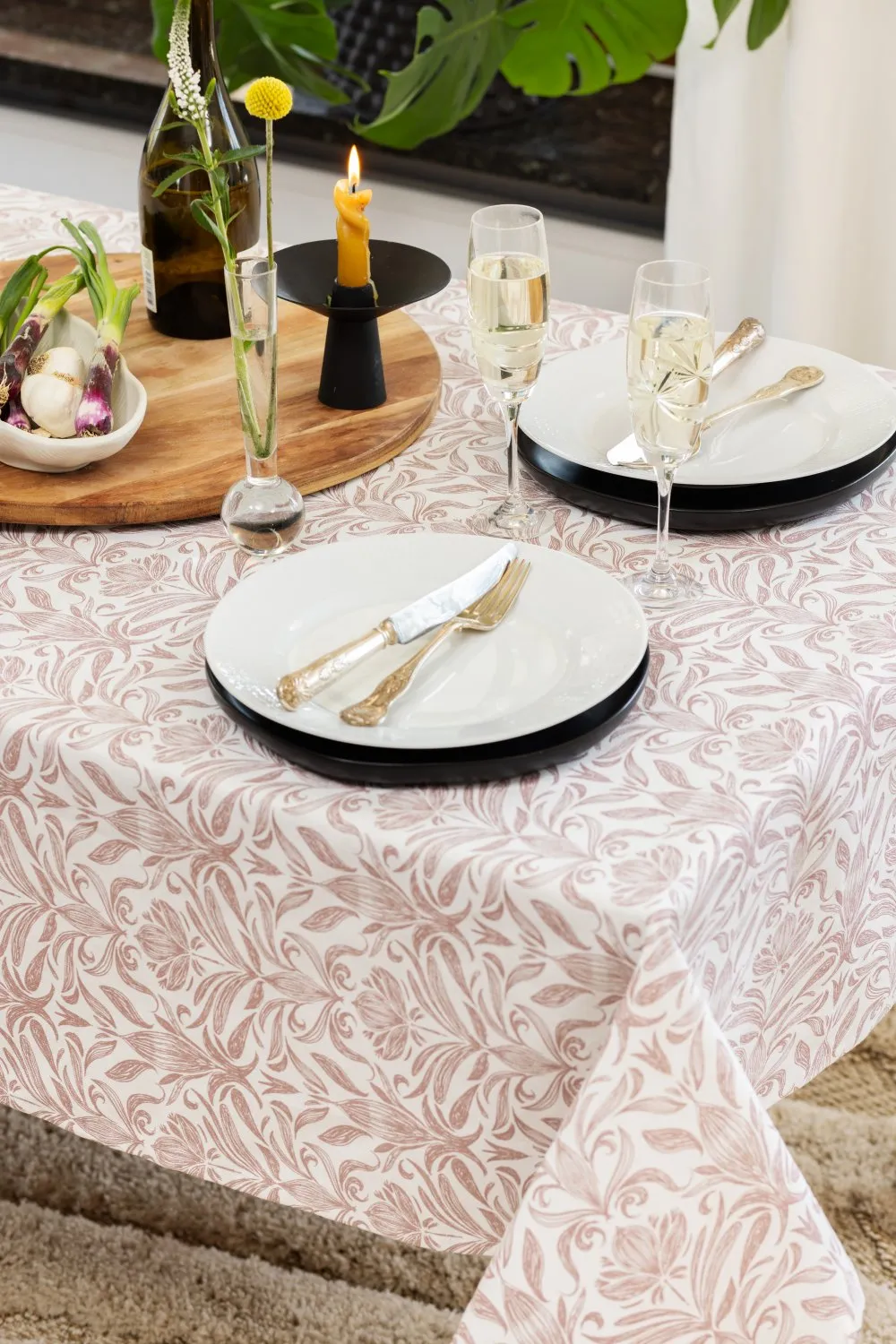 Toalha de mesa de algodão Viola (roxo)