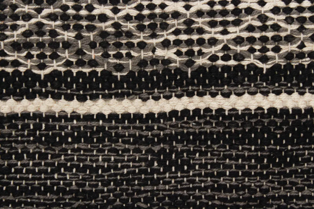 Tapete de retalhos - Visby (preto)