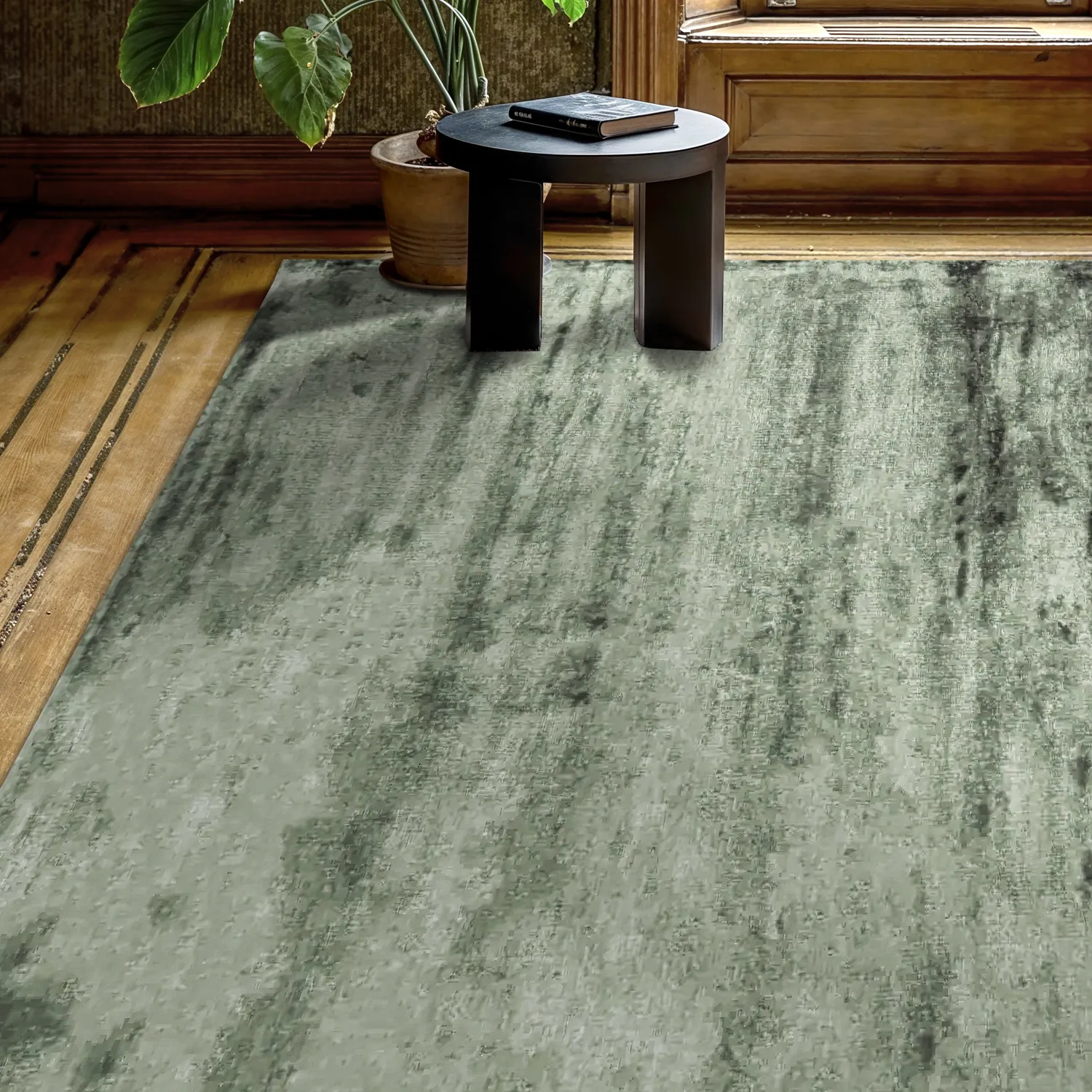 Tapete de viscose - Jodhpur Special Luxury Edition (verde)