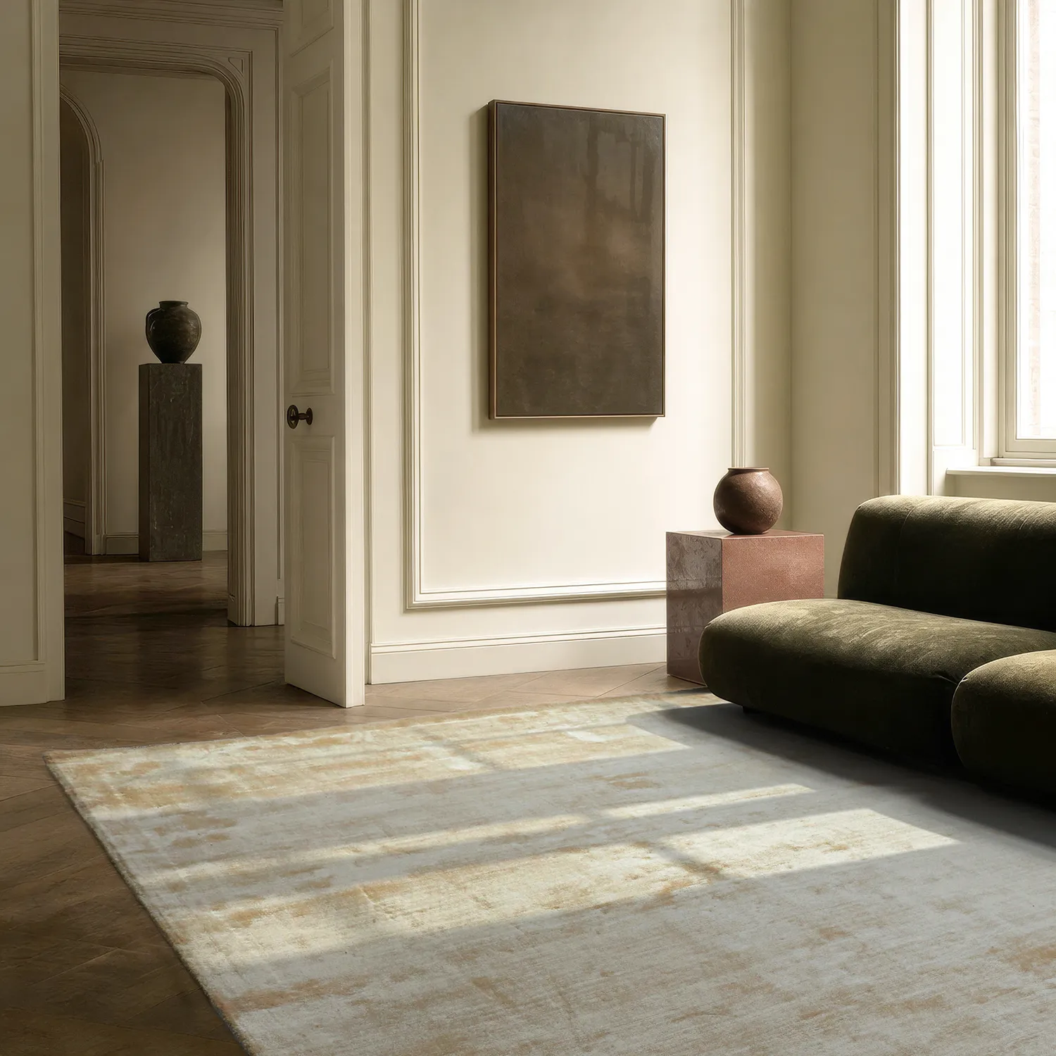 Tapete de viscose - Jodhpur Special Luxury Edition (bege claro)