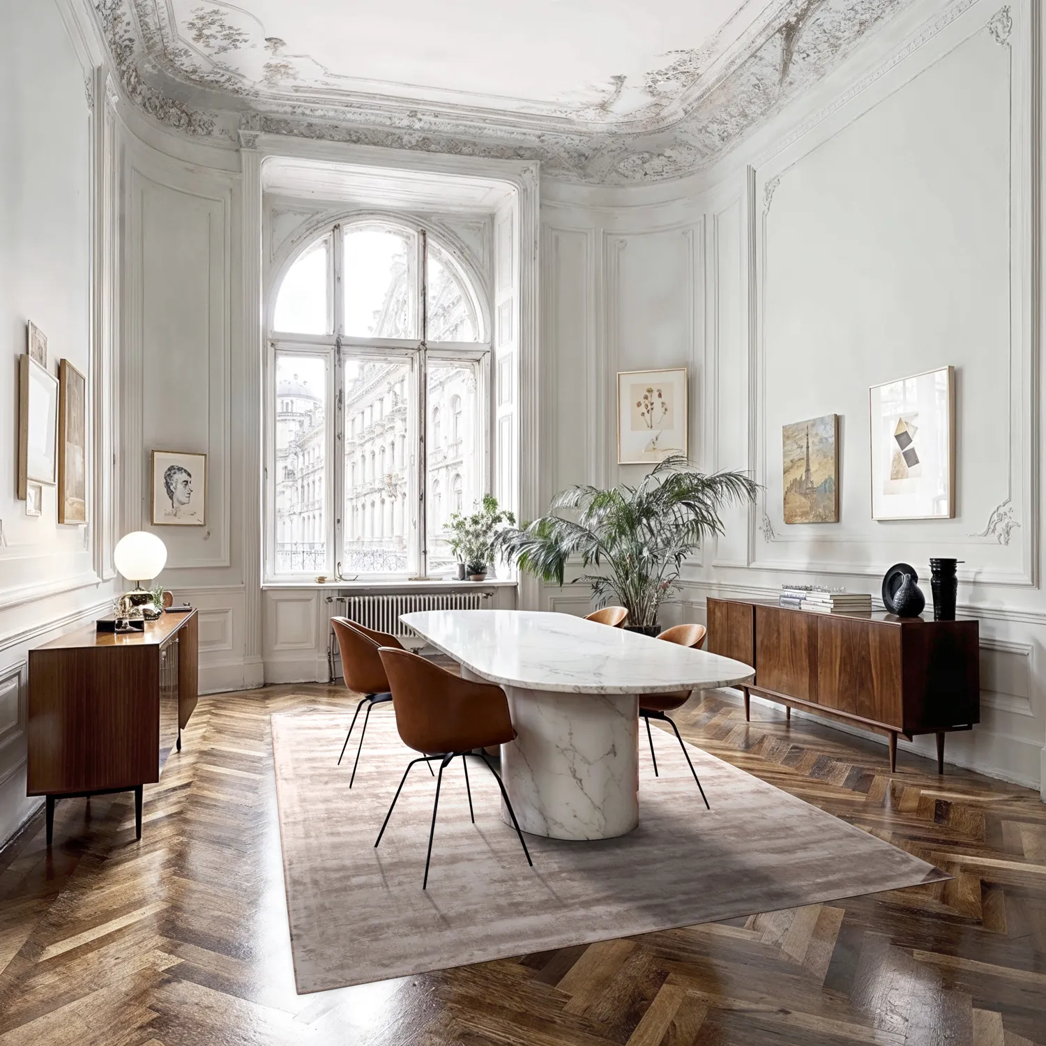 Tapete de viscose - Jodhpur Special Luxury Edition (cinza claro/bege)