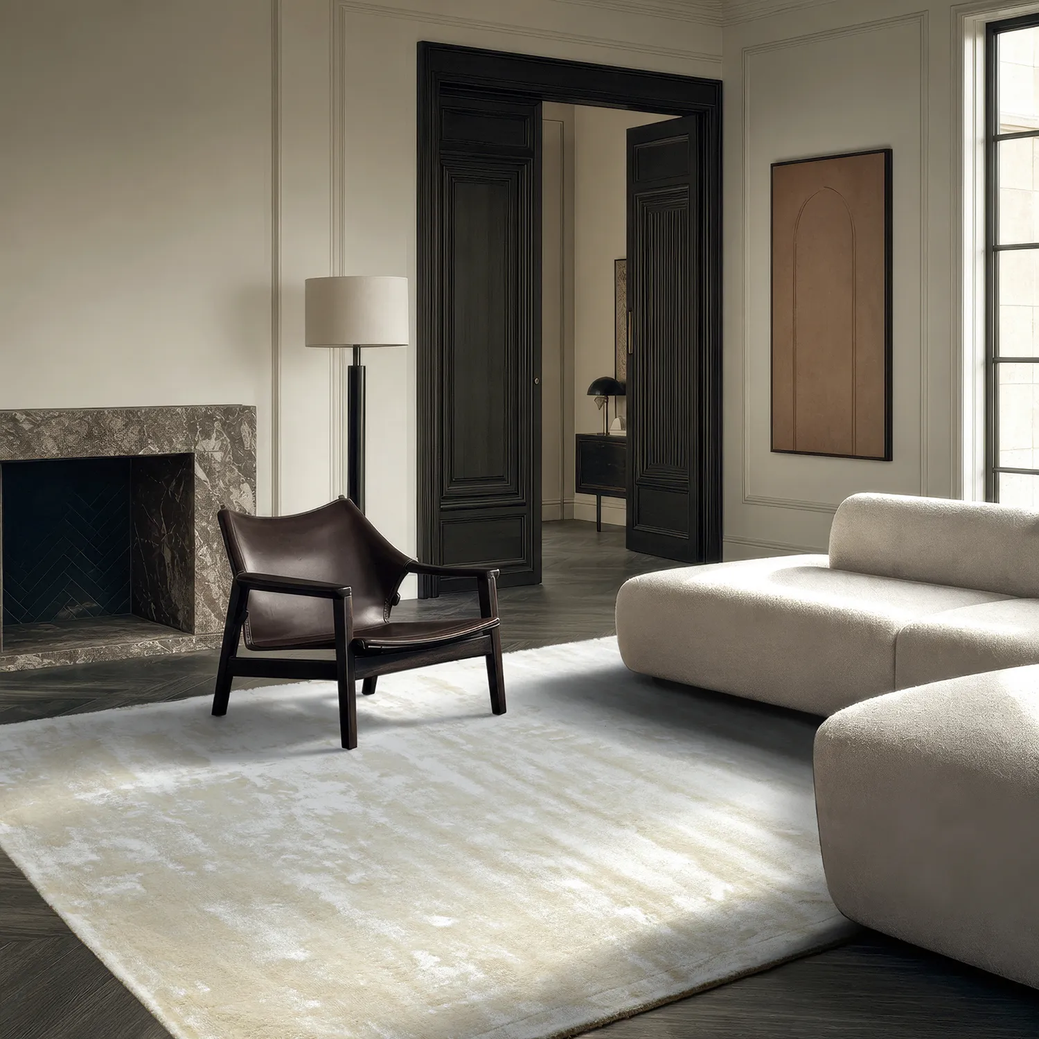 Tapete de viscose - Jodhpur Special Luxury Edition (offwhite)