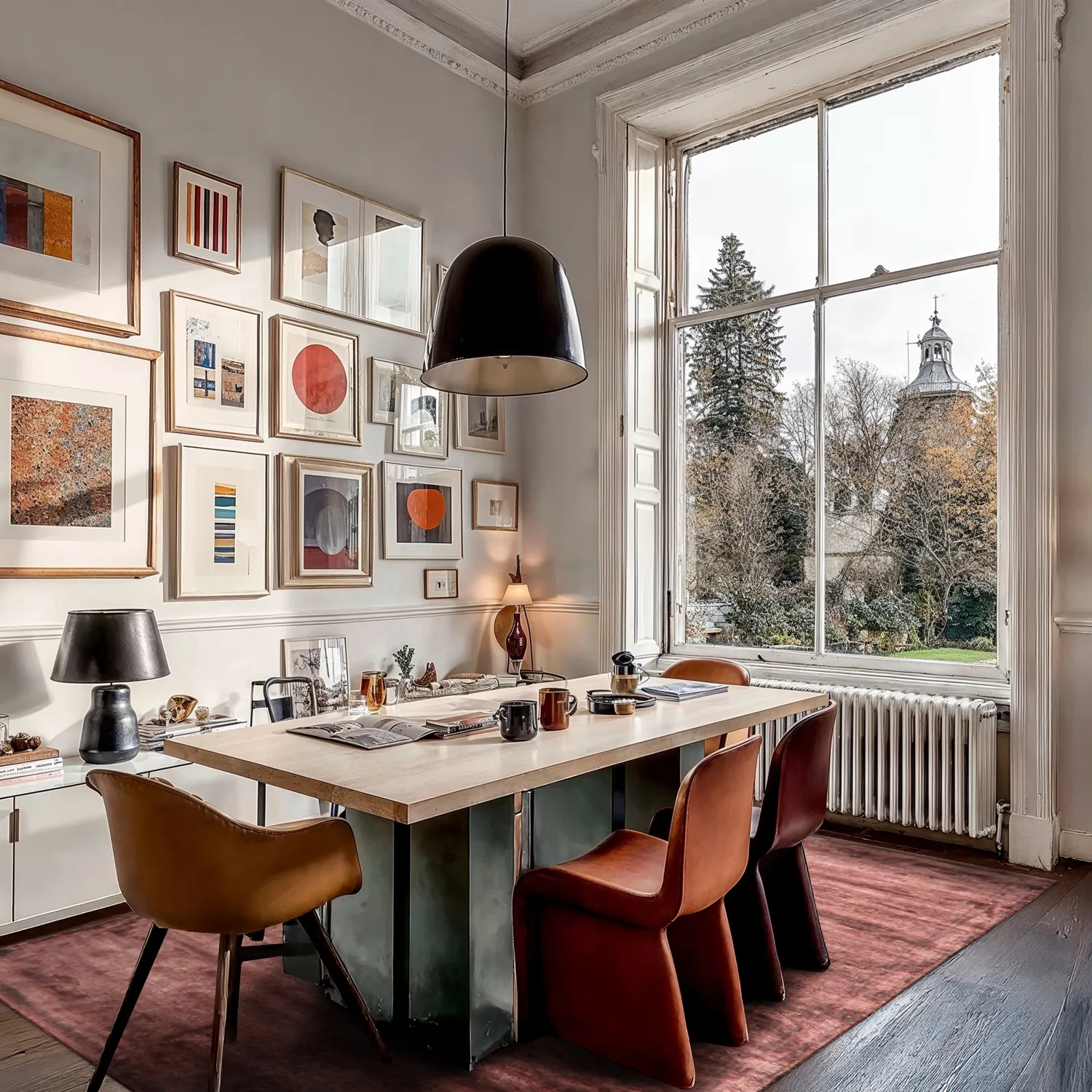 Tapete de viscose - Jodhpur Special Luxury Edition (vinröd)