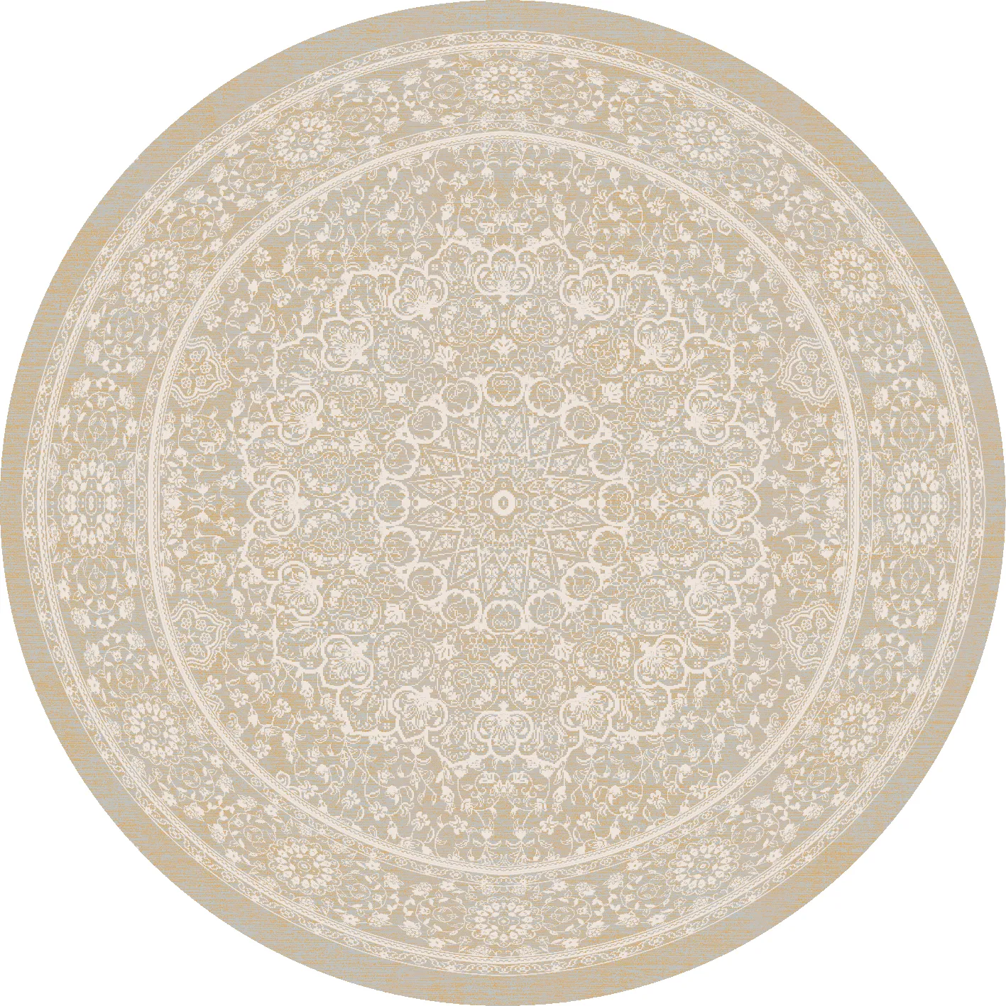 Tapete redondo - Vivian (bege)