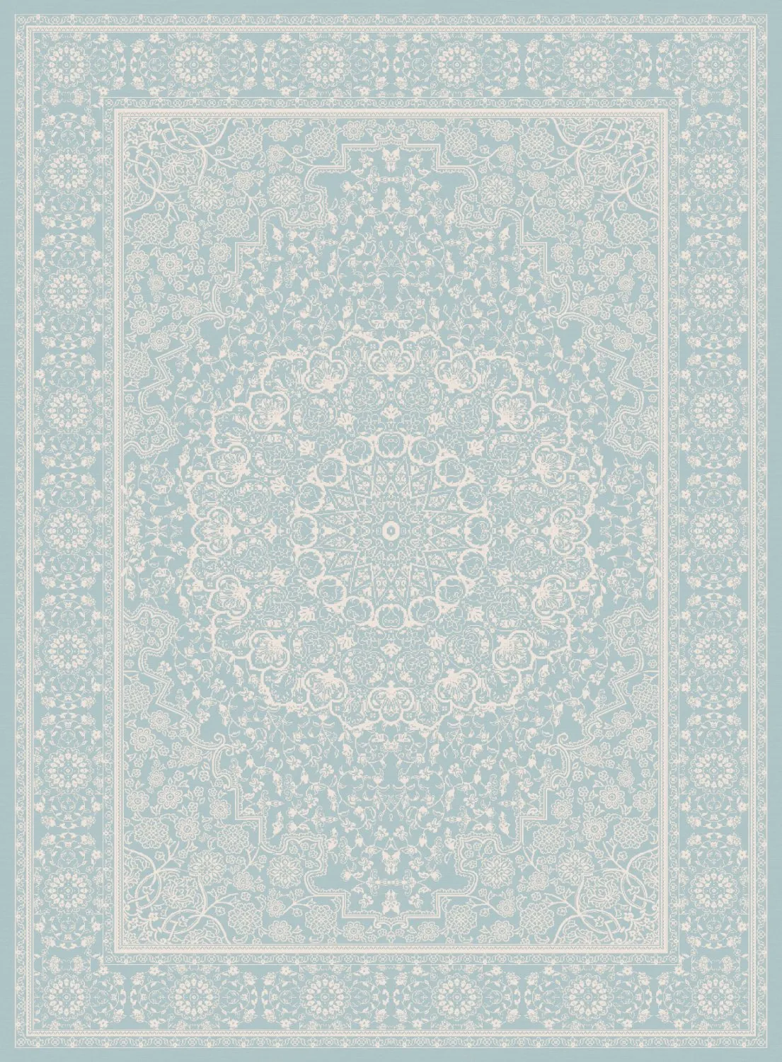 Tapete Wilton - Vivian (azul)