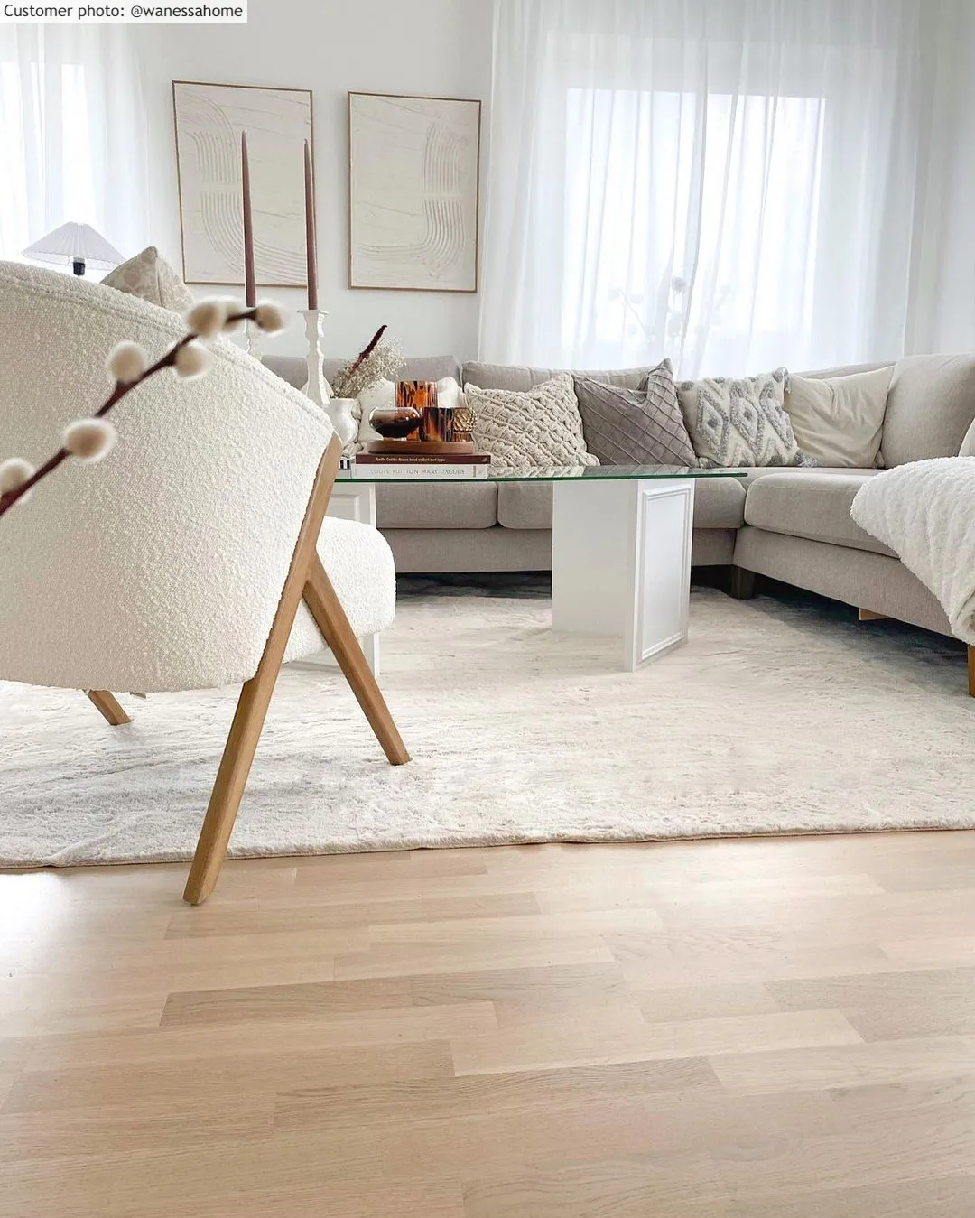 Tapetes felpudos - Aranga Super Soft Fur (bege)