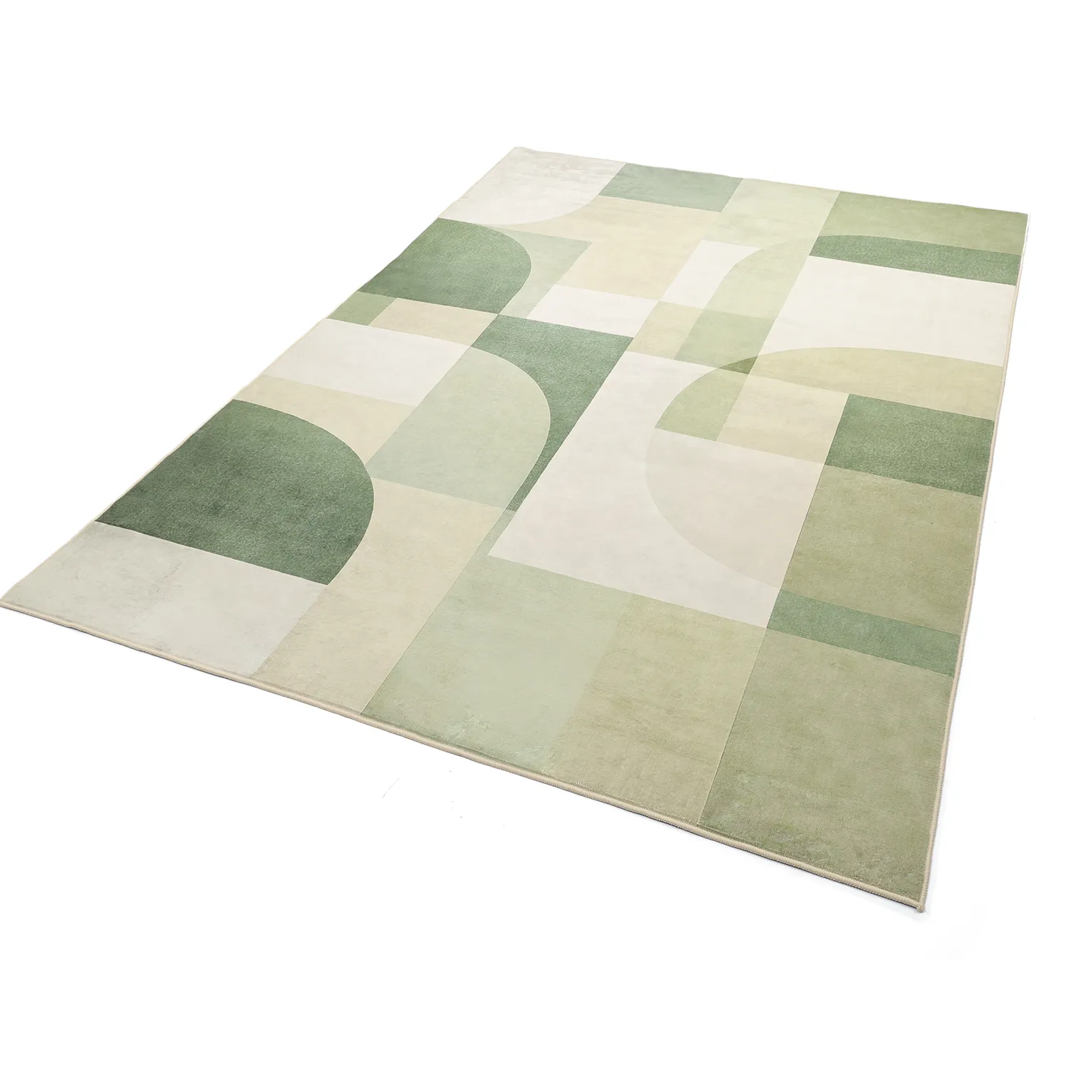 Tapete Wilton - Alexandra (verde/creme)