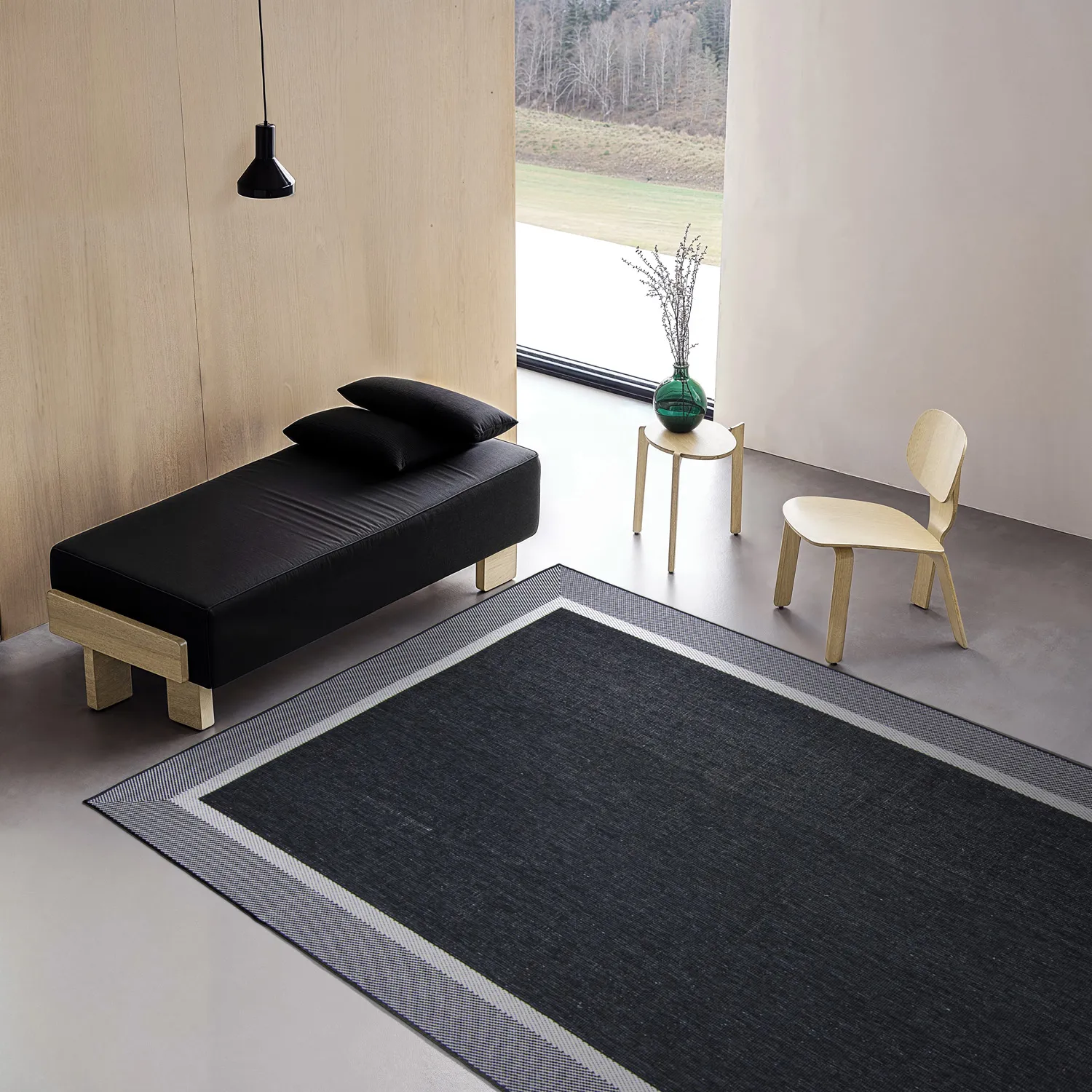 Tapete para interior e exterior - Alta (preto)