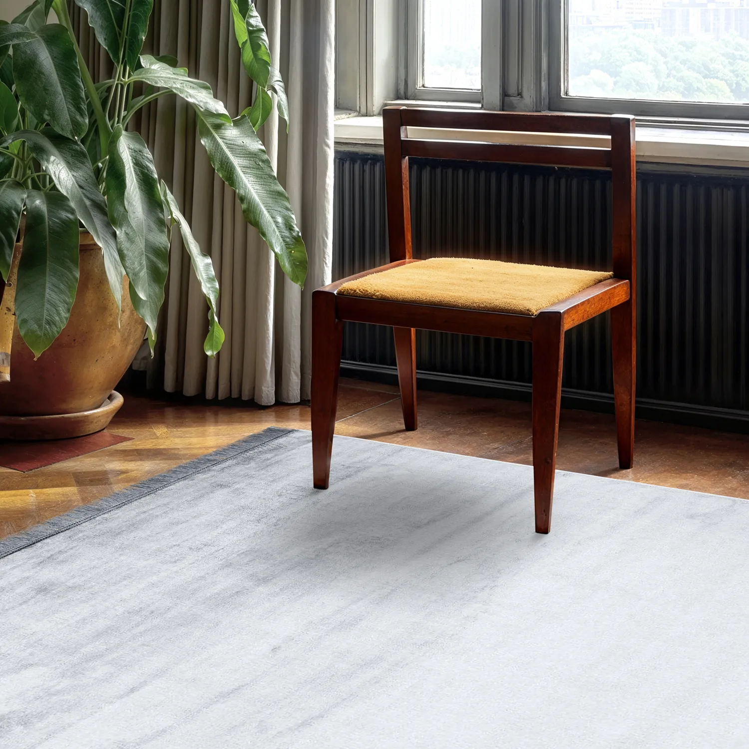 Tapete Wilton - Art Silk (azul claro)