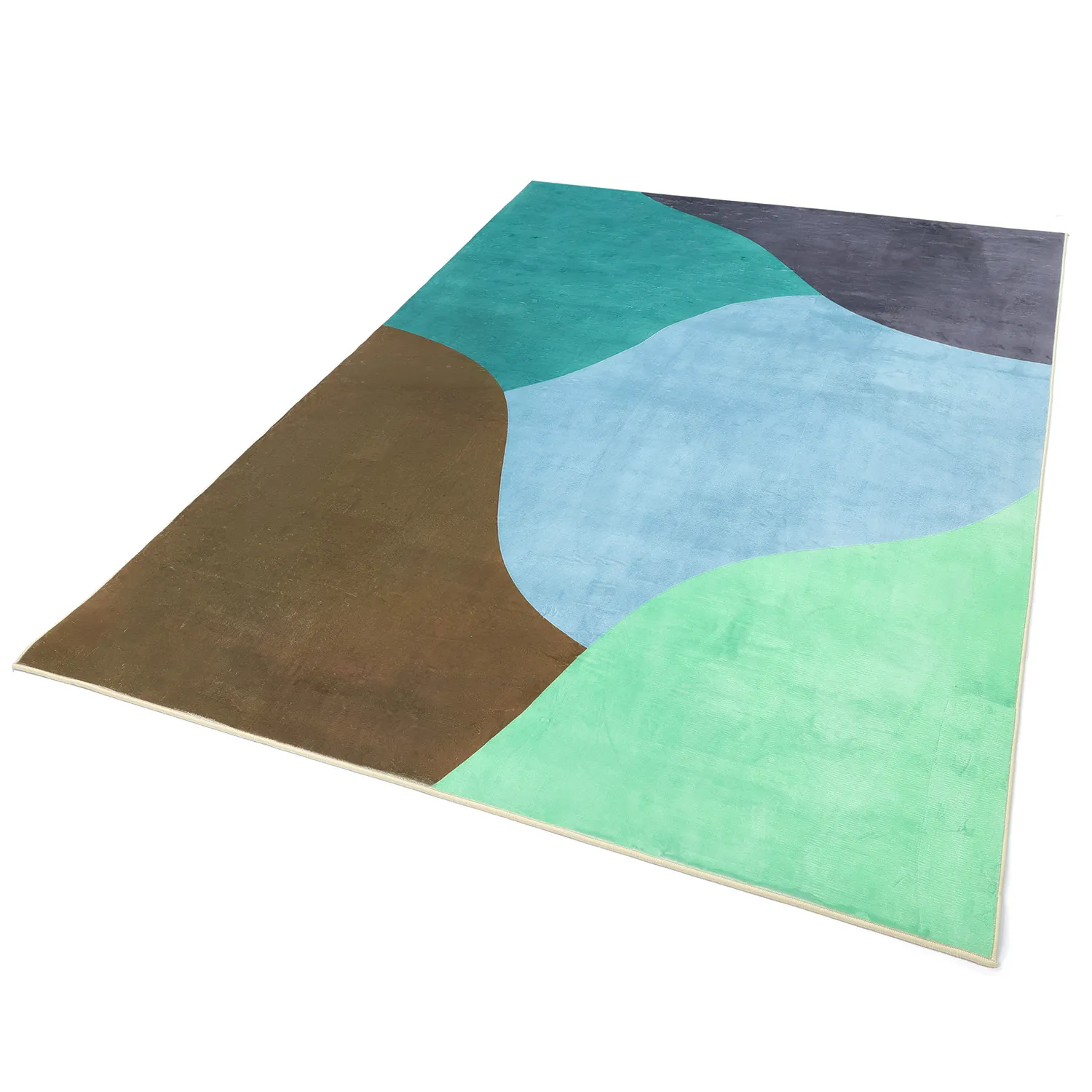 Tapete Wilton - Auckland (verde/azul/multi)