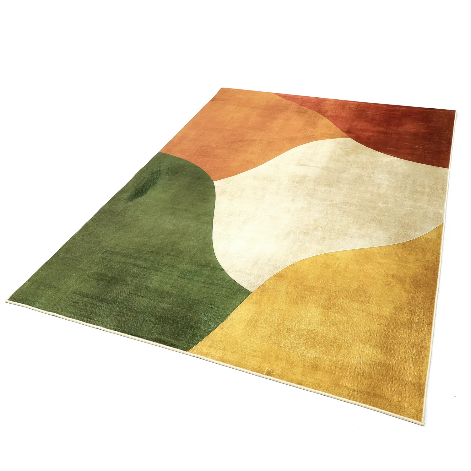 Tapete Wilton - Auckland (terracota/verde/multi)