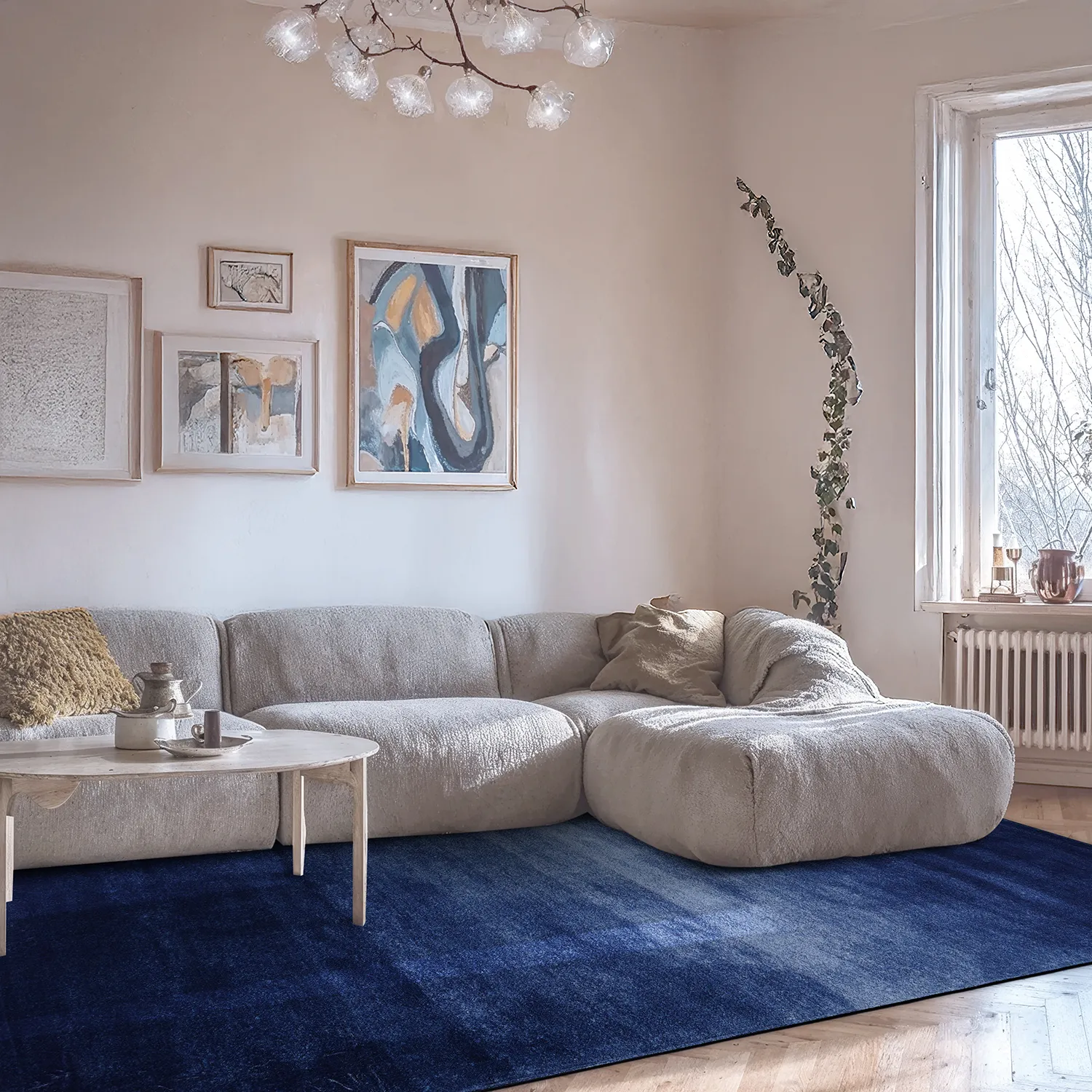 Tapete Wilton - Bacalar (azul escuro)