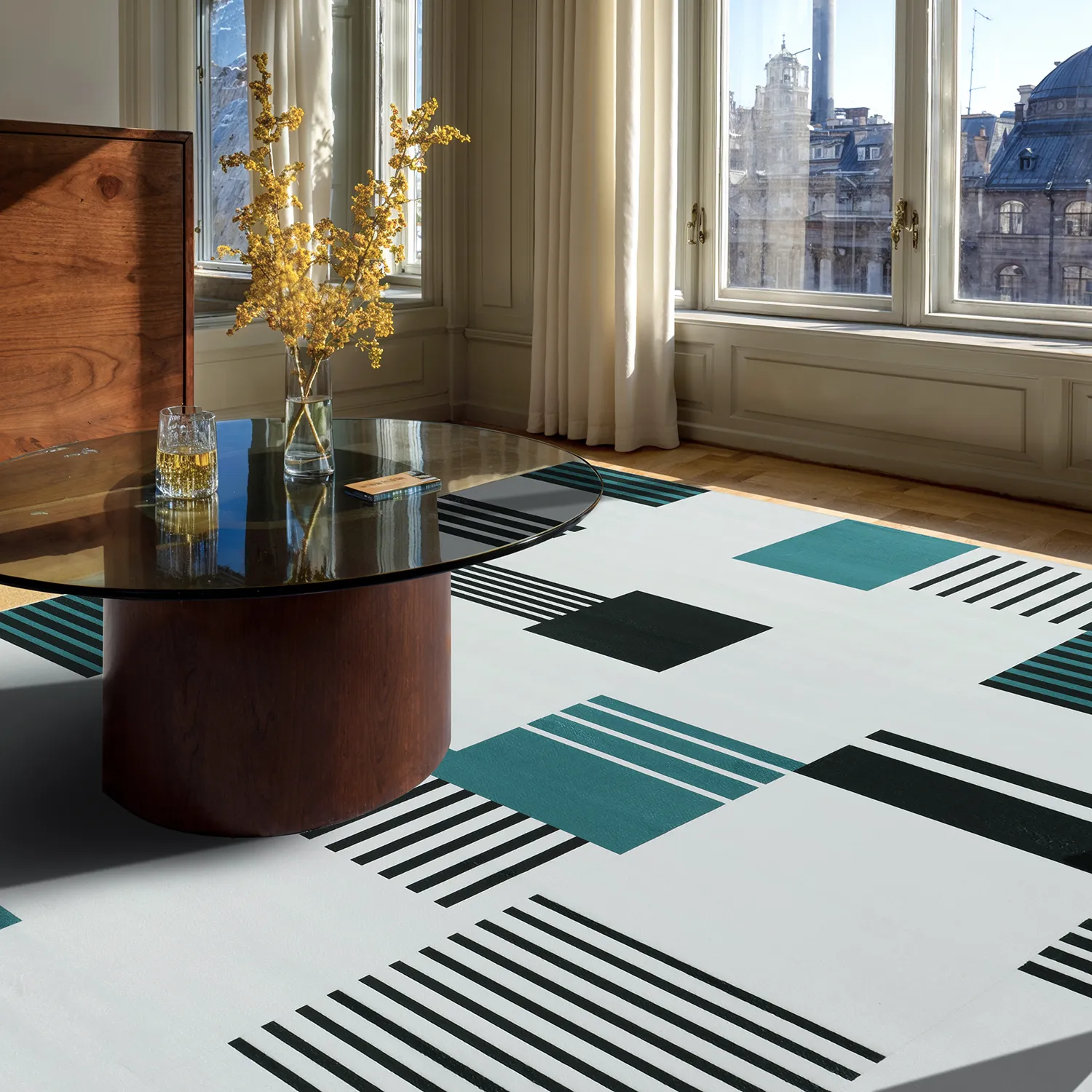 Tapete Wilton - Banff (verde)