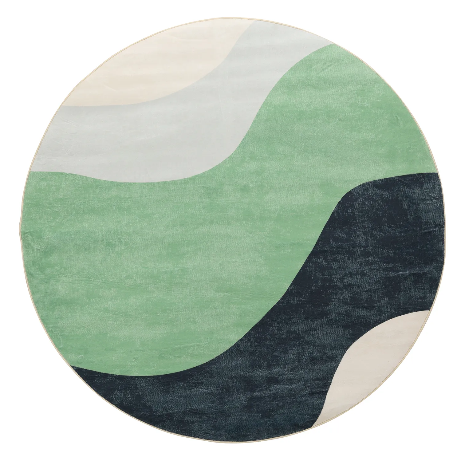 Tapete redondo - Barcelona (verde)