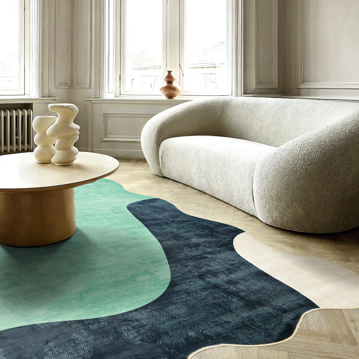Valovita preproga Wilton - Barcelona (verde)