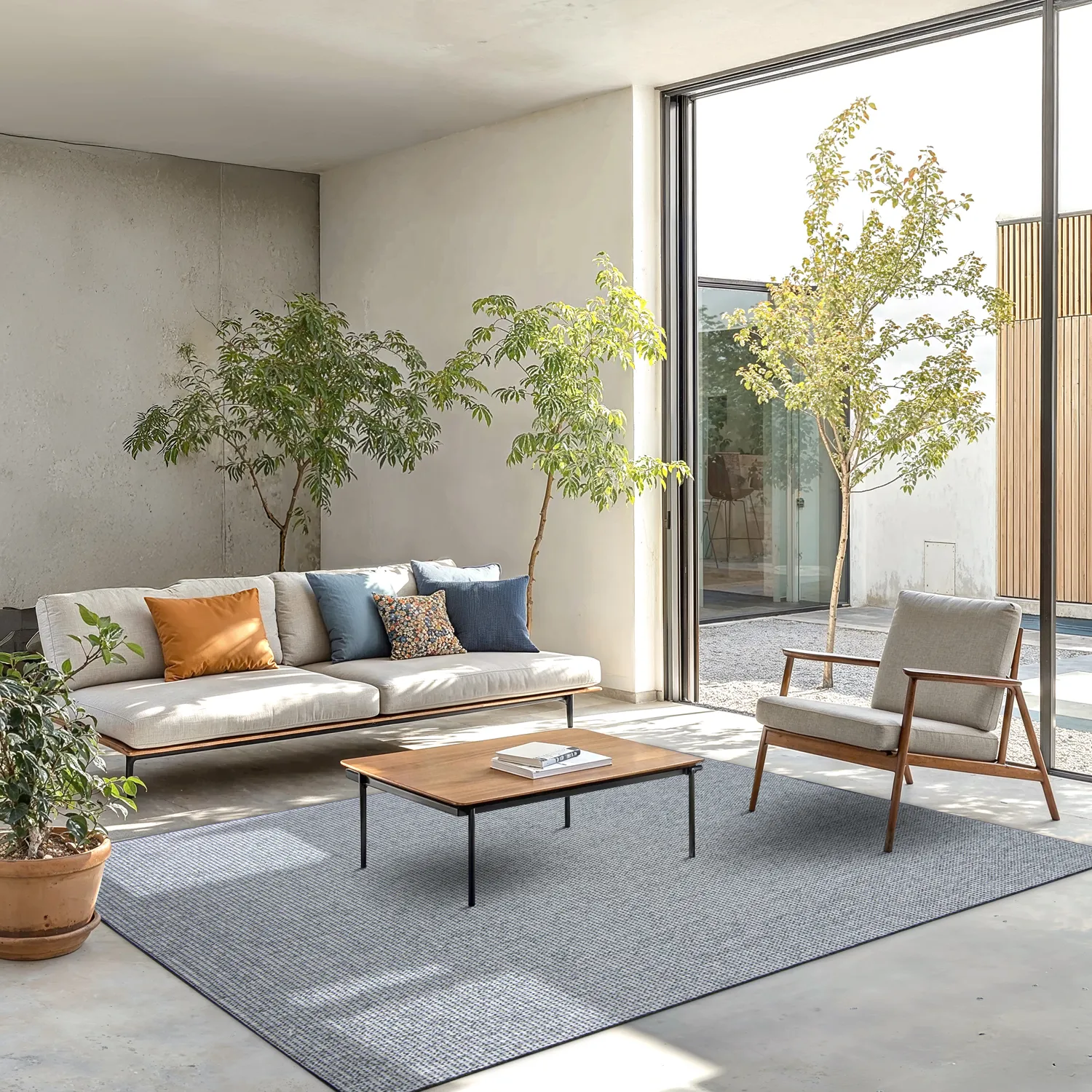 Tapete para interior e exterior - Bergen (antracite)