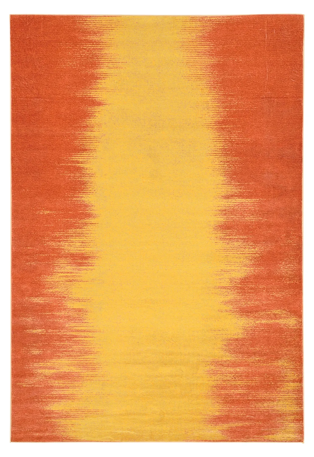 Tapete Wilton - Cara (laranja/amarelo)