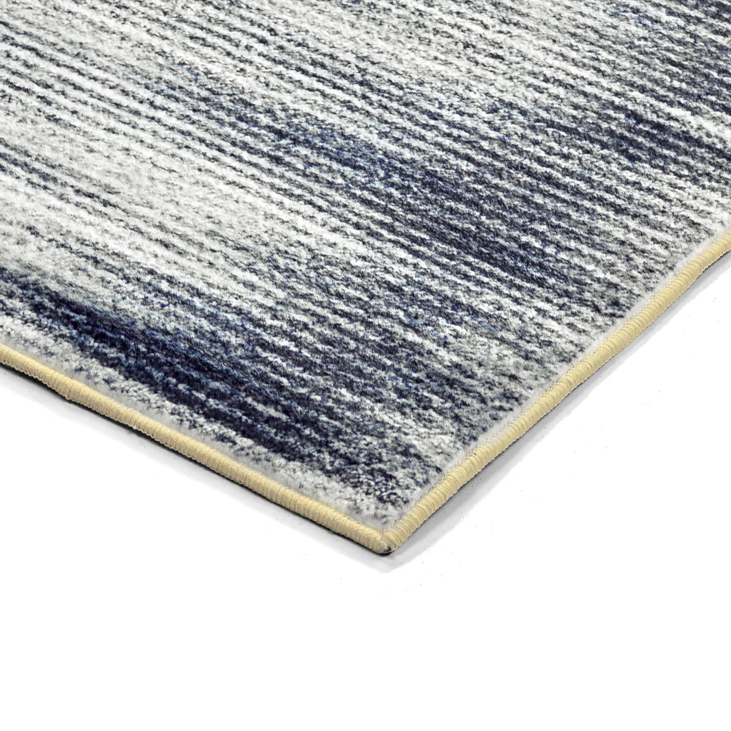 Tapete Wilton - Cara (branco/azul escuro)