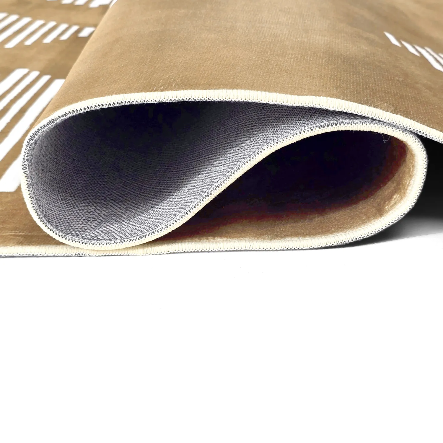 Tapete Wilton - Carmen (marrom/branco)