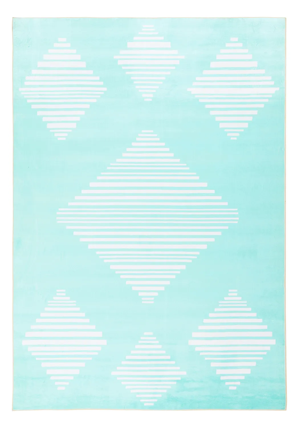 Tapete Wilton - Carmen (azul claro/branco)