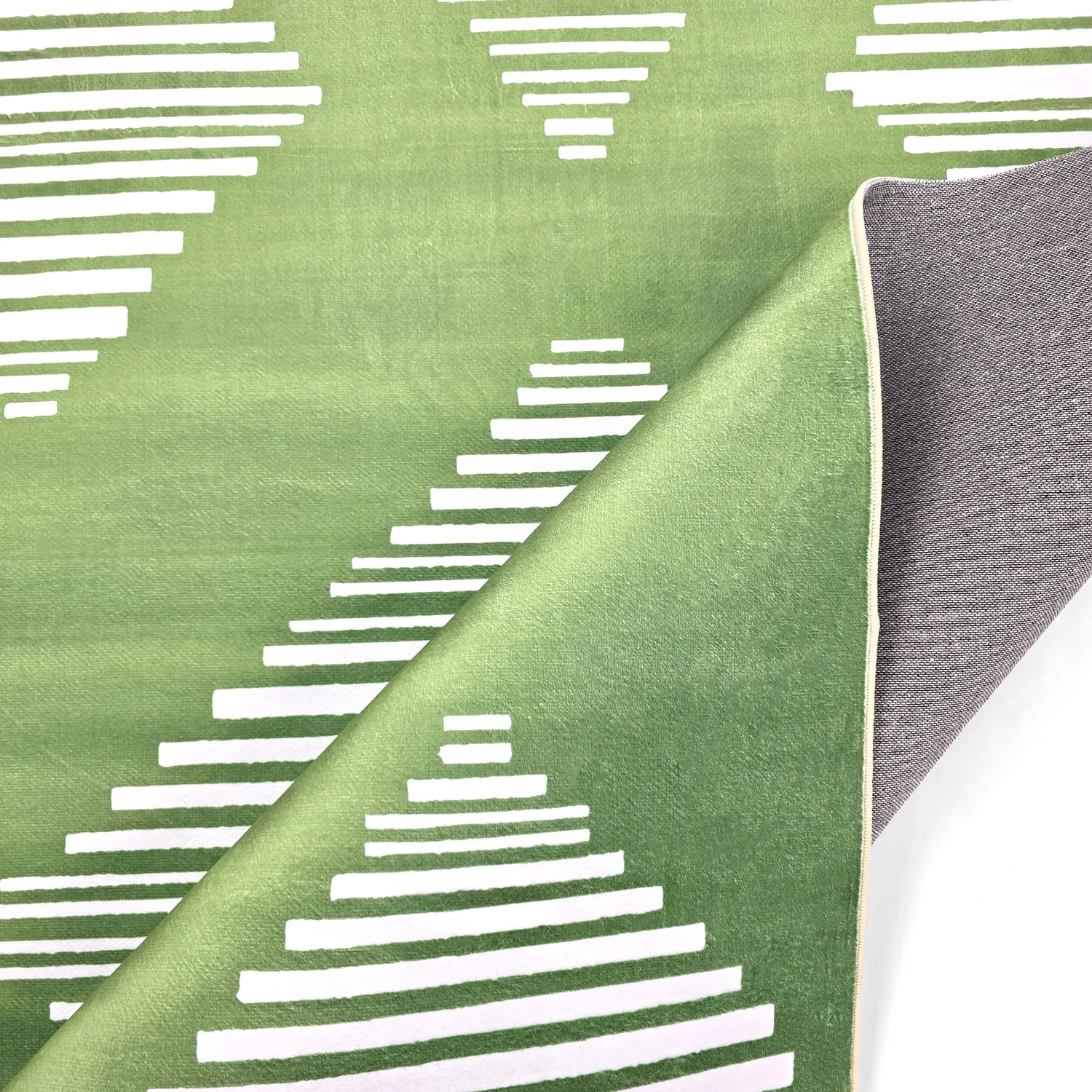 Tapete Wilton - Carmen (verde/branco)