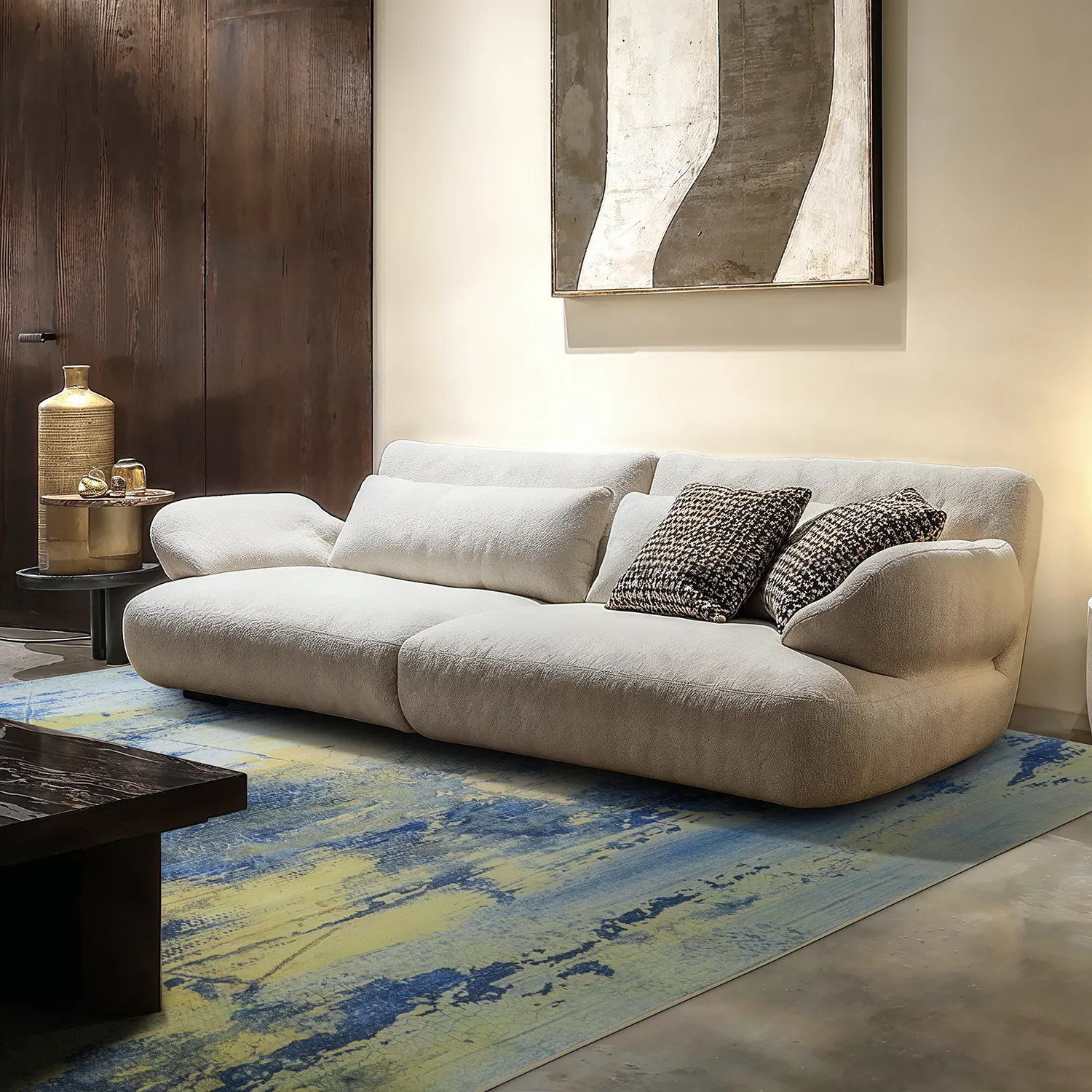 Tapete Wilton - Dolmio (azul/multi)