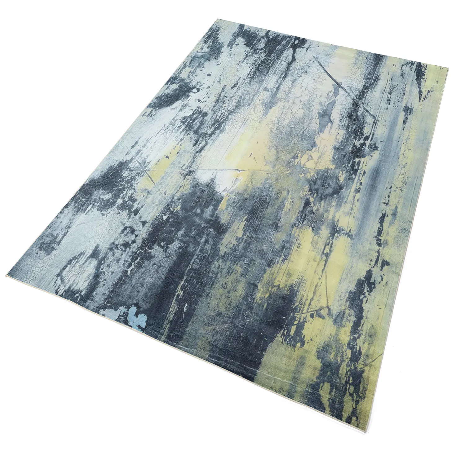 Tapete Wilton - Dolmio (preto/amarelo)