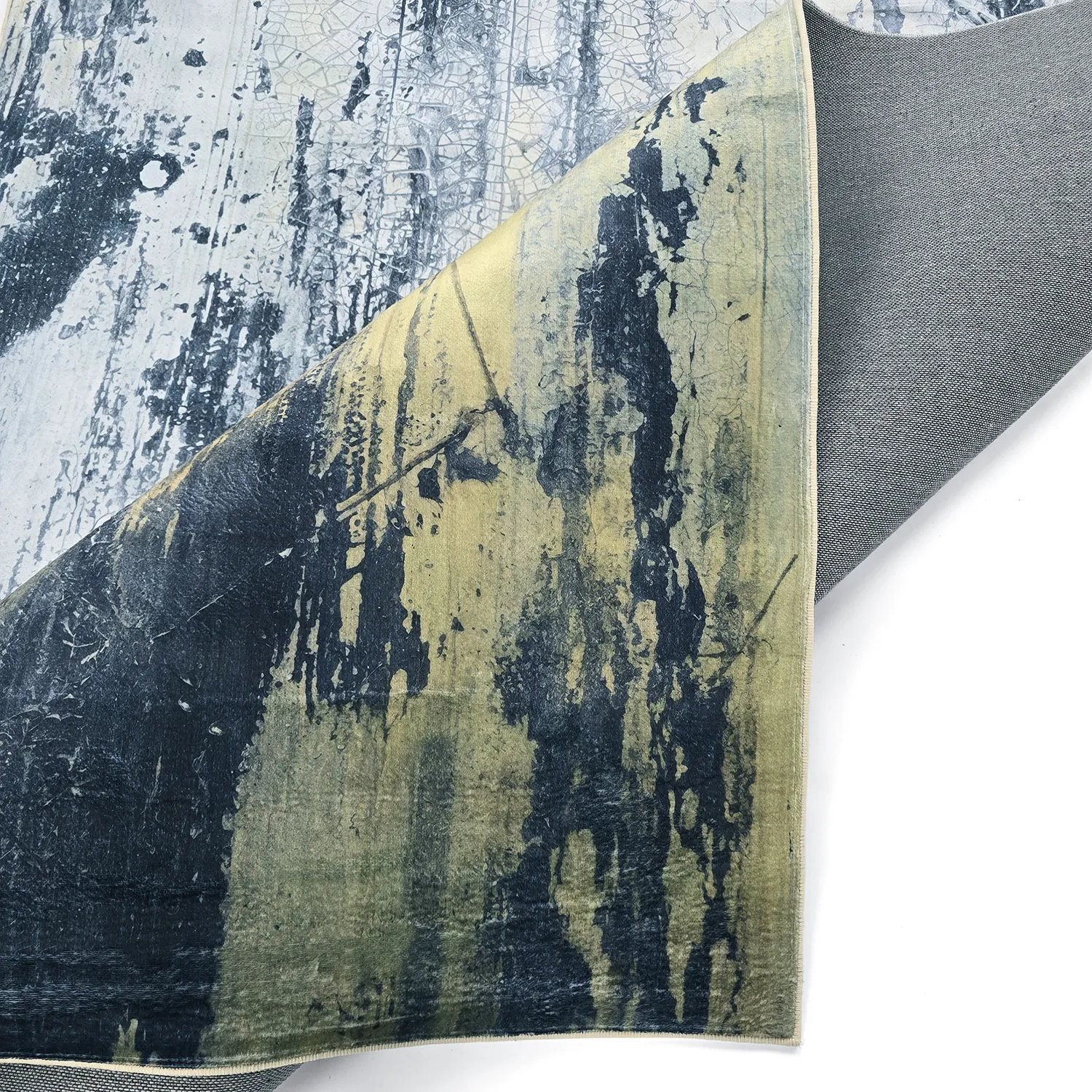 Tapete Wilton - Dolmio (preto/amarelo)